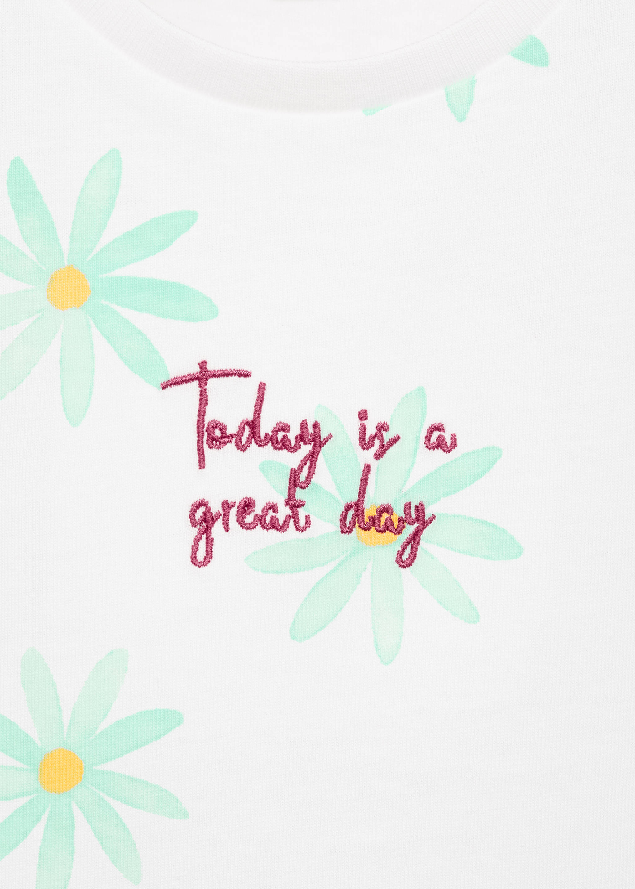 Embroidered printed T-shirt - Details of the article 8