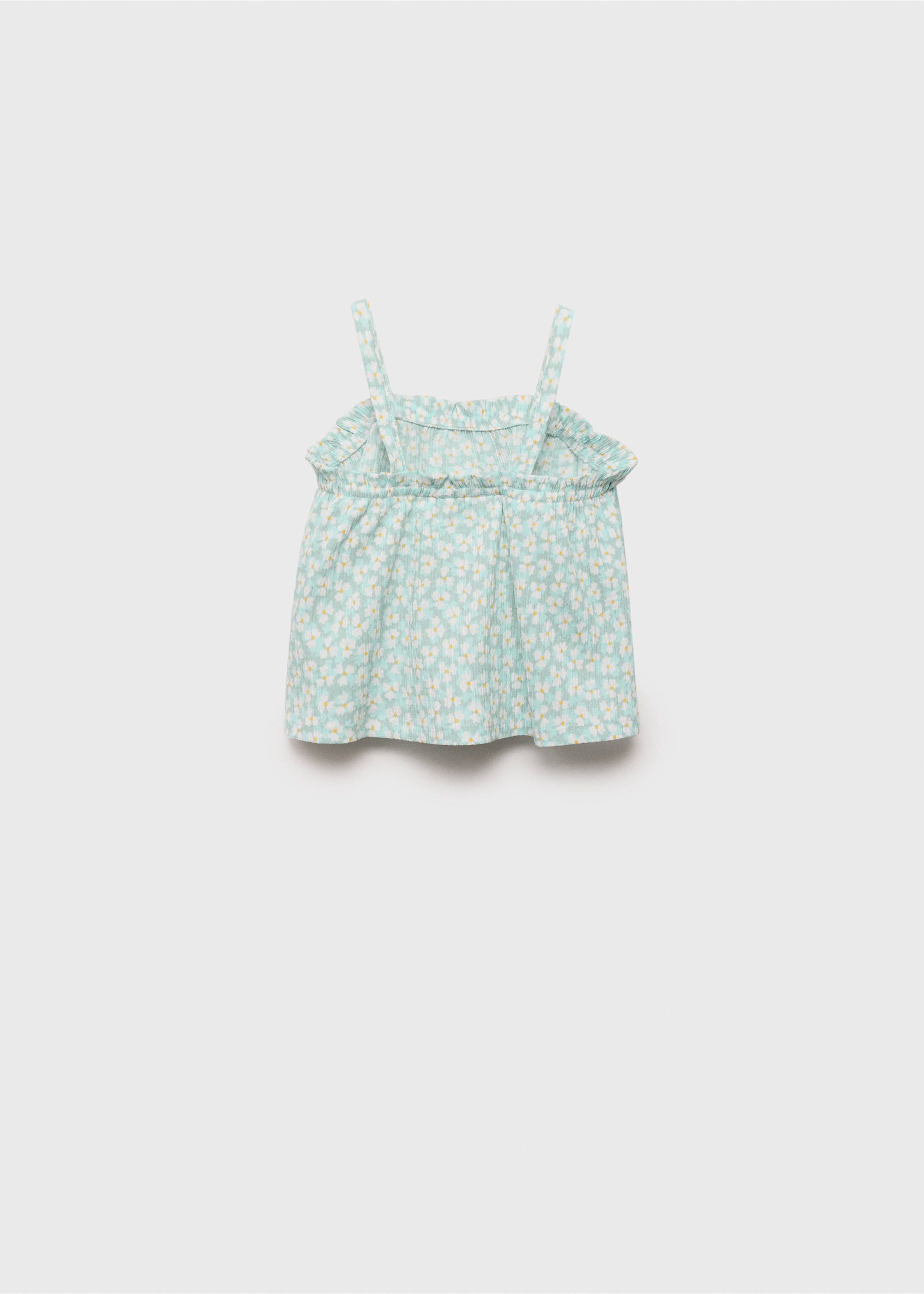 Bedrucktes Trägertop - Rückseite des Artikels, Wassergrün. Ref: 87027699-00.