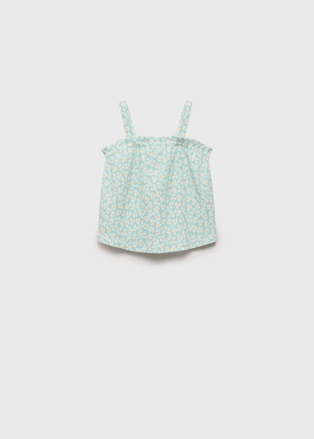 Printed strap top