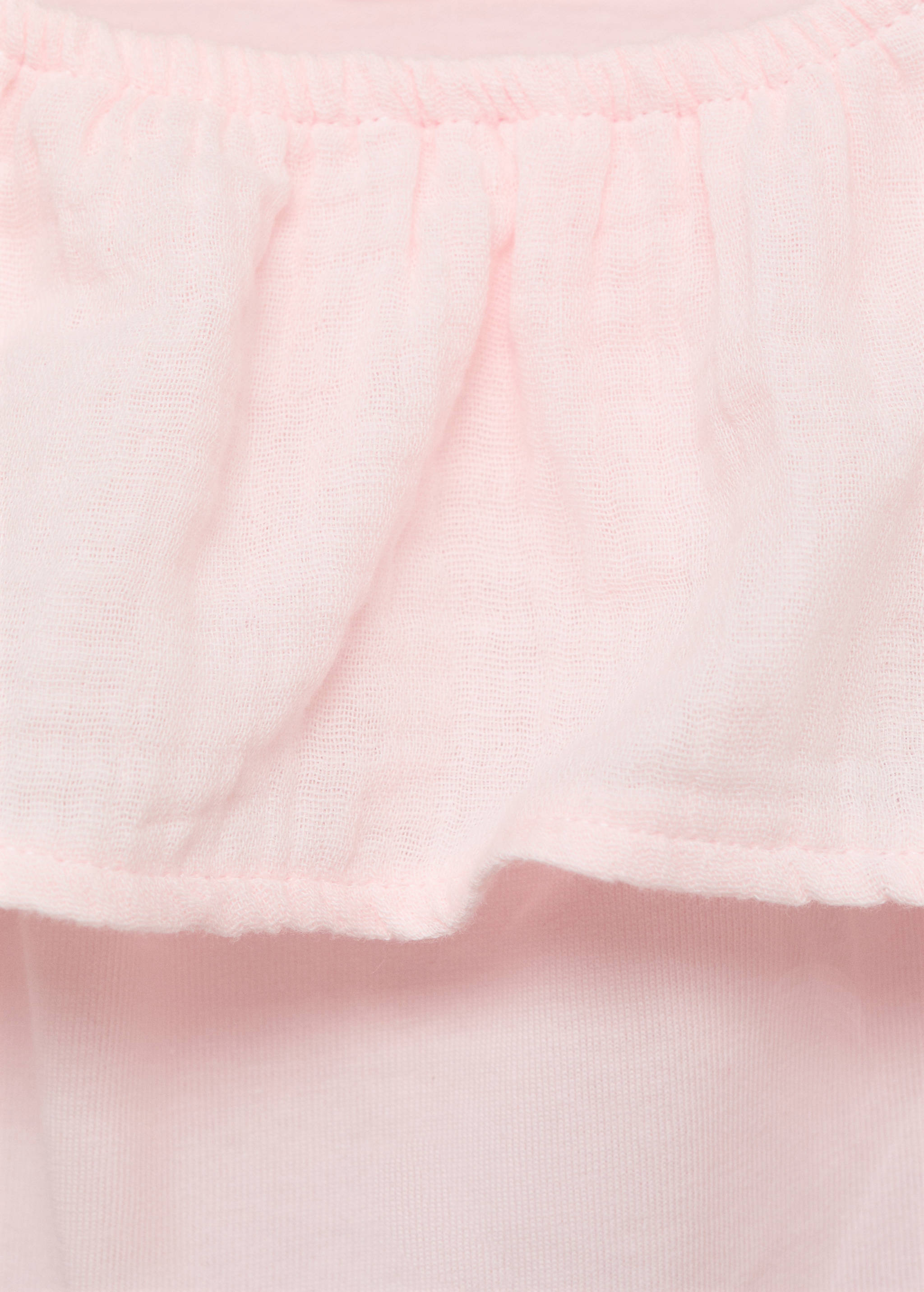 Ruffle textured T-shirt - Details of the article 8