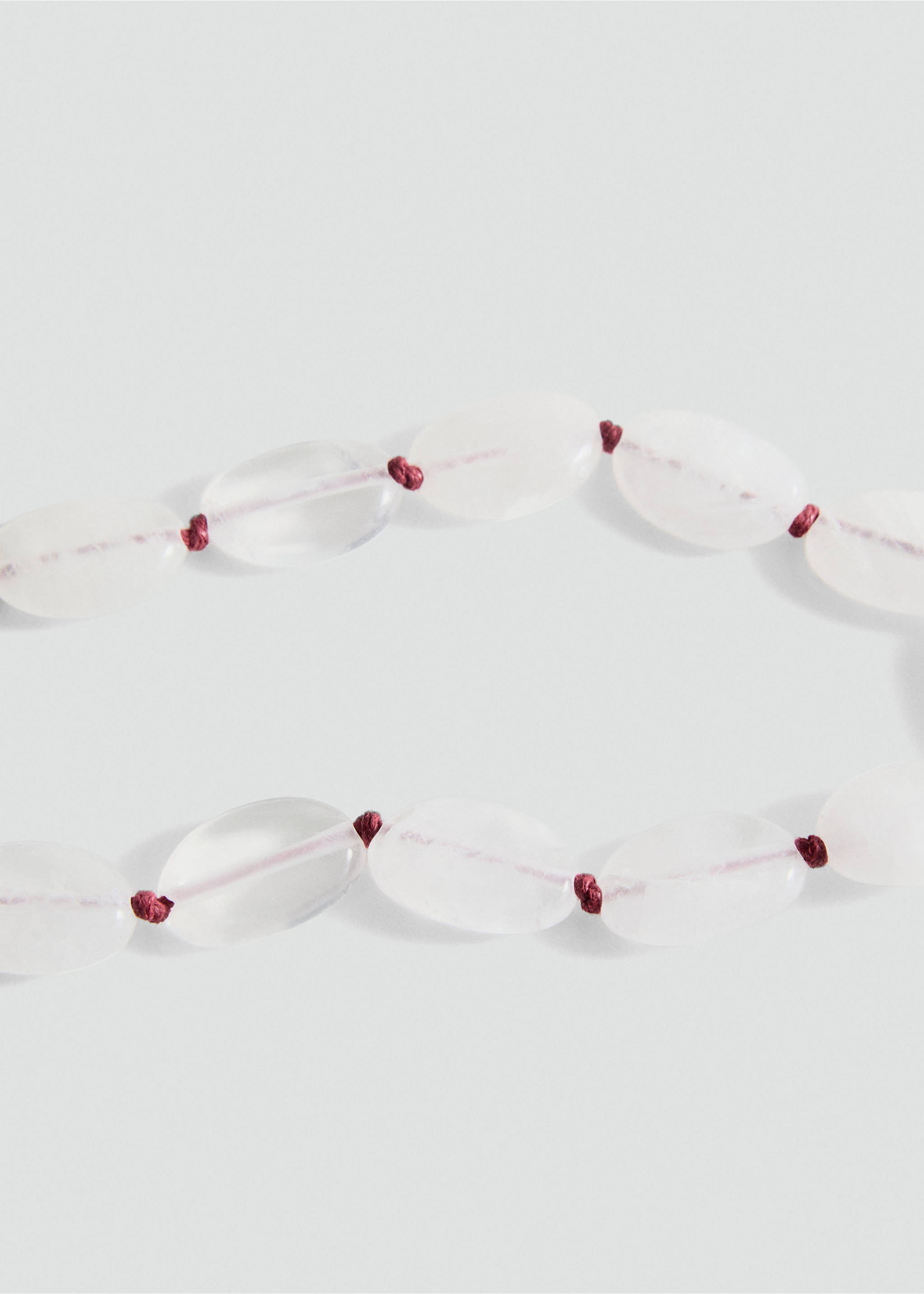 Stones pendant necklace - Medium plane, Red. Ref: 87027705-00.