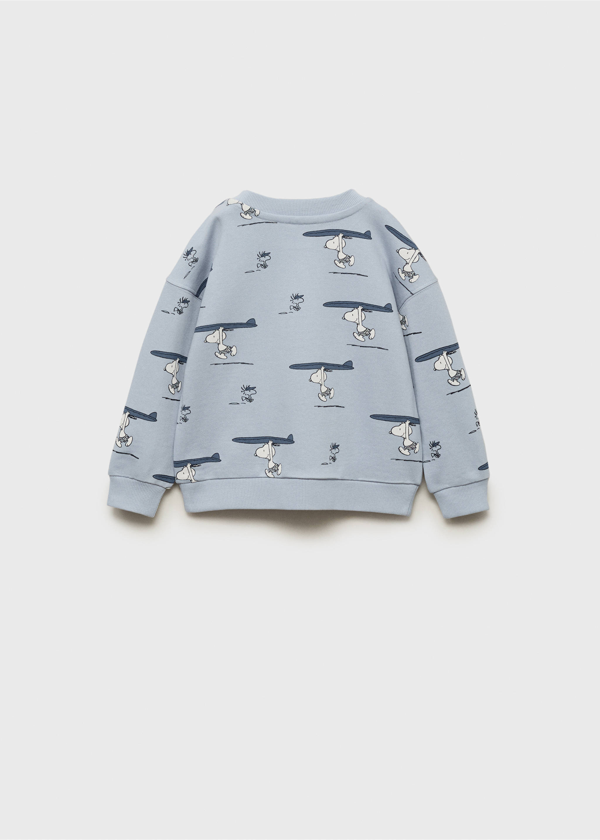 Dessuadora Snoopy cotó - Revers de l'article, Blau cel. Ref: 87027706-00.