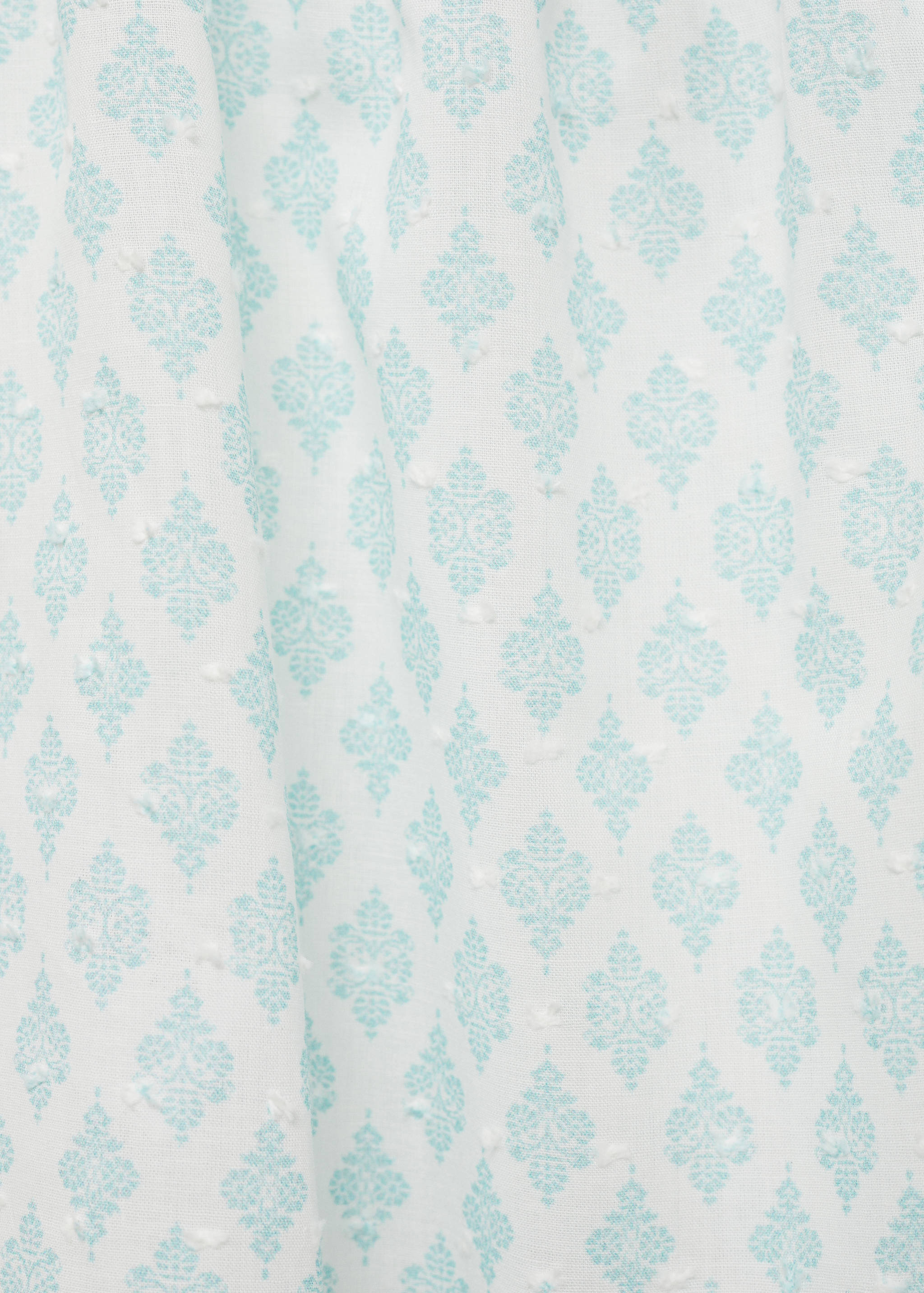 Printed plumeti blouse - Details of the article 0