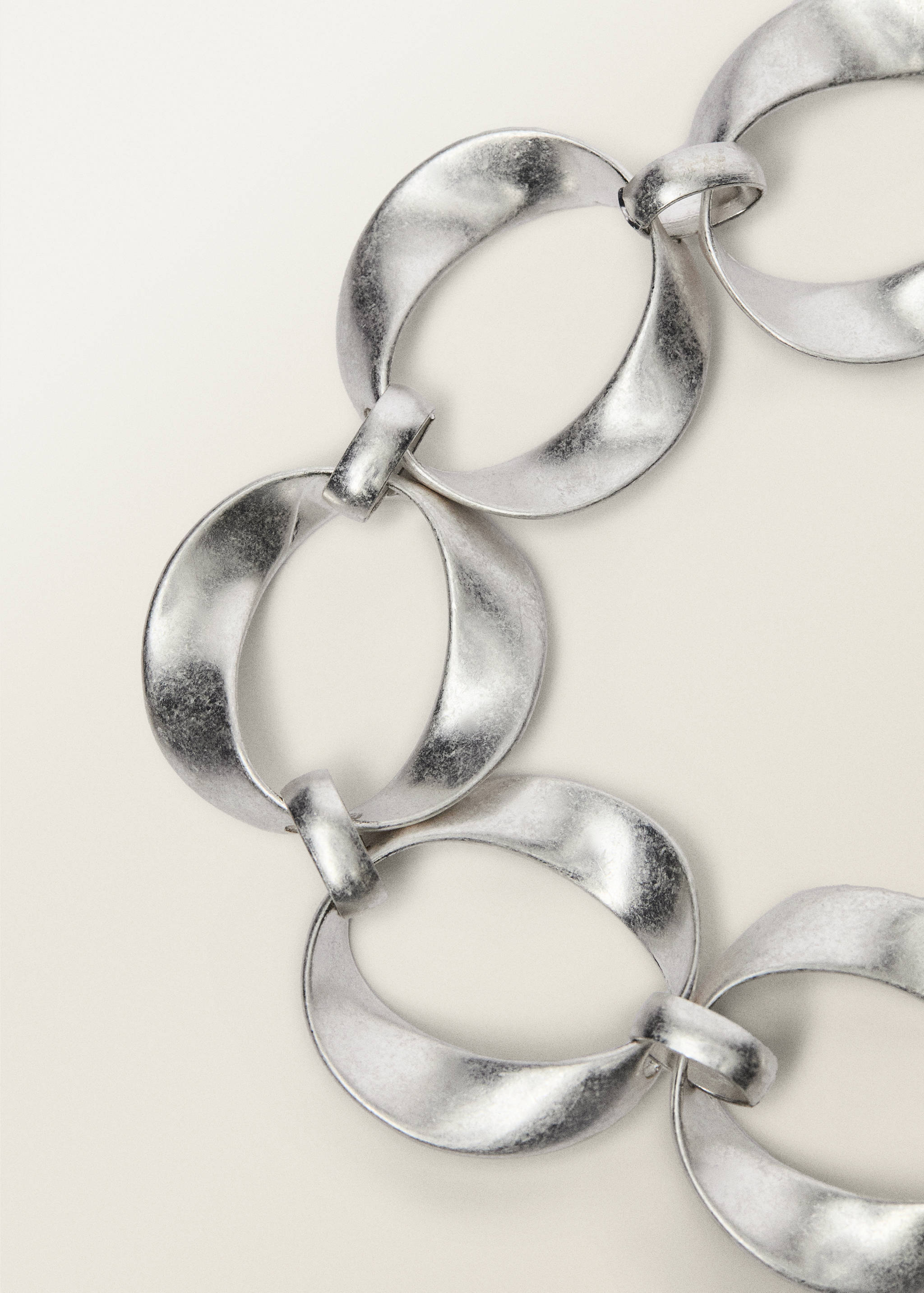 Metal hoop belt - Medium plane