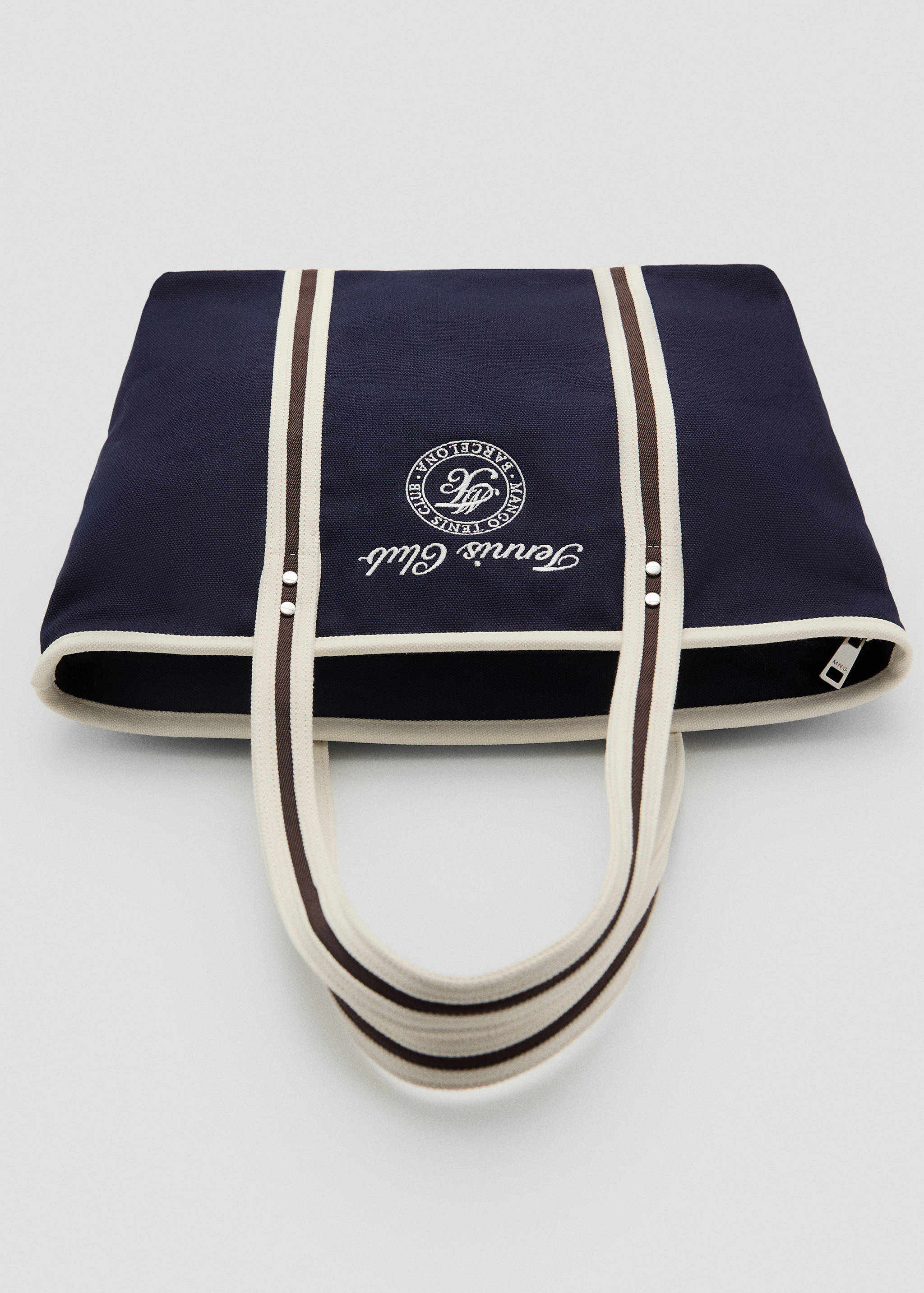 Shopper bag with embroidered message - Details of the article 2