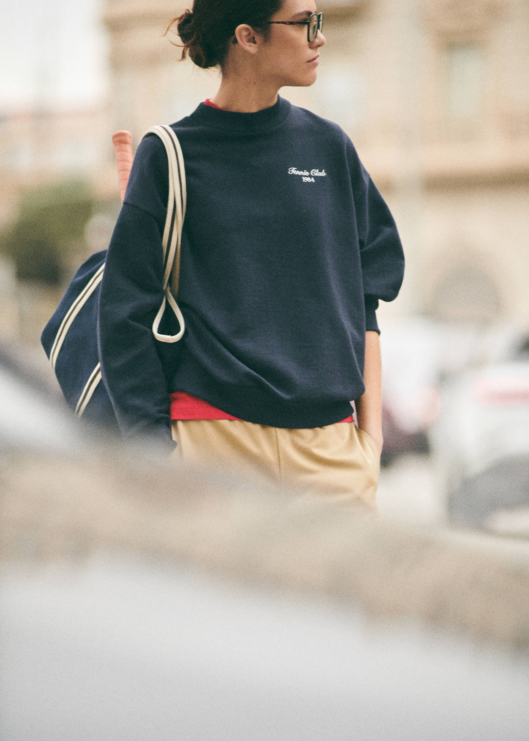 Shopper bag with embroidered message - Details of the article 6