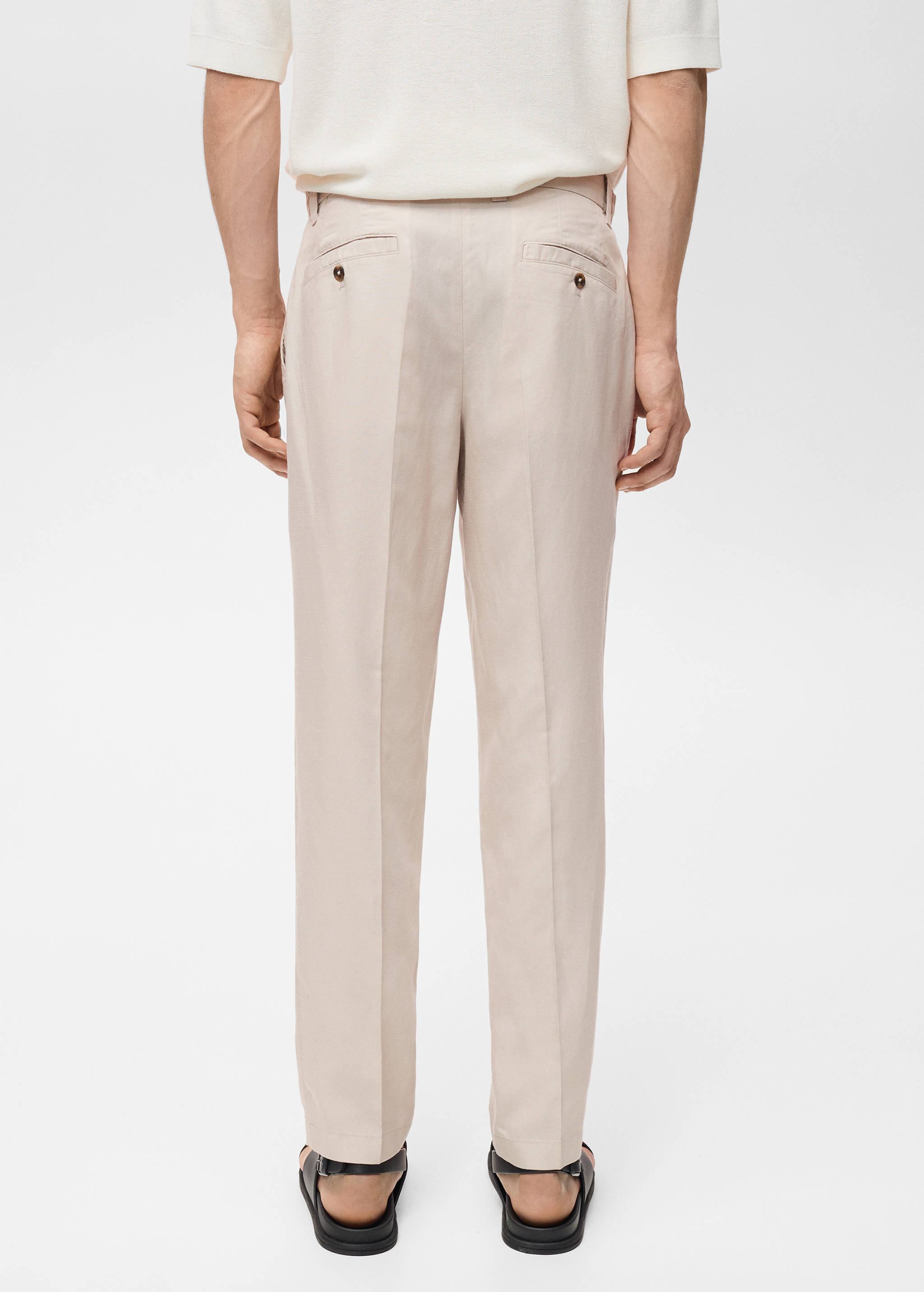 Pantalons lli slim fit - Revers de l'article