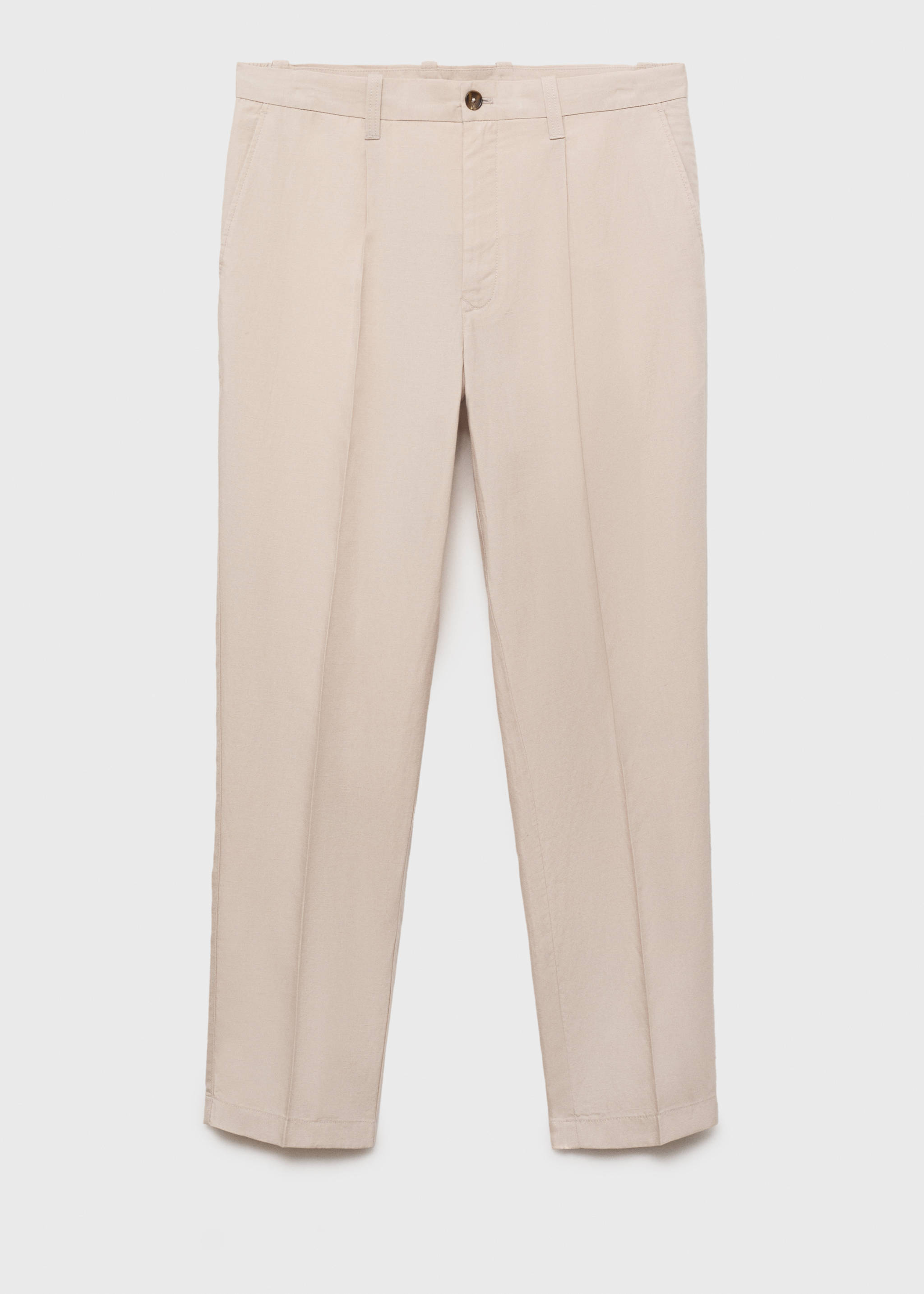 Slim fit linen trousers - Article without model