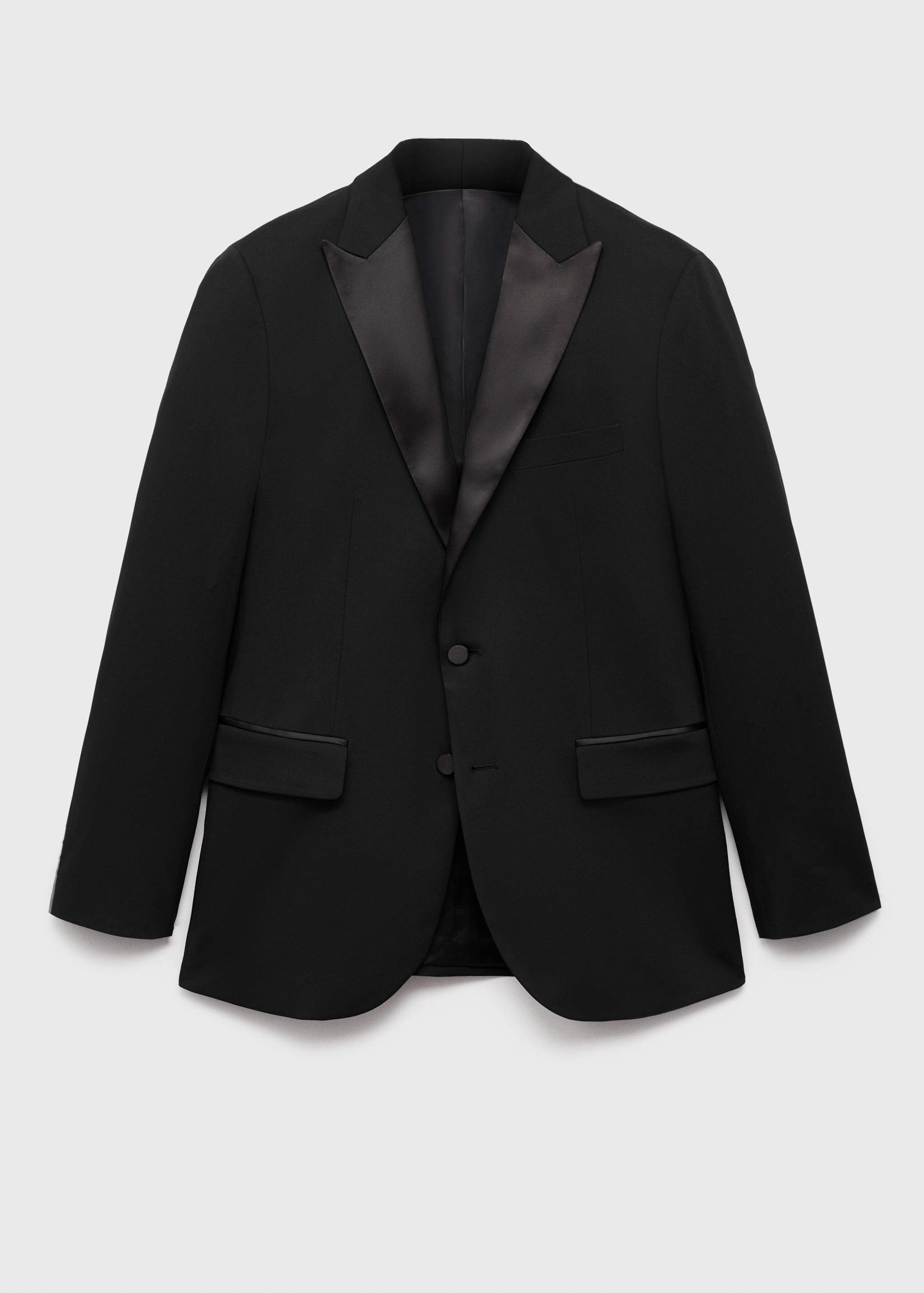 Satin lapels suit blazer - Article without model