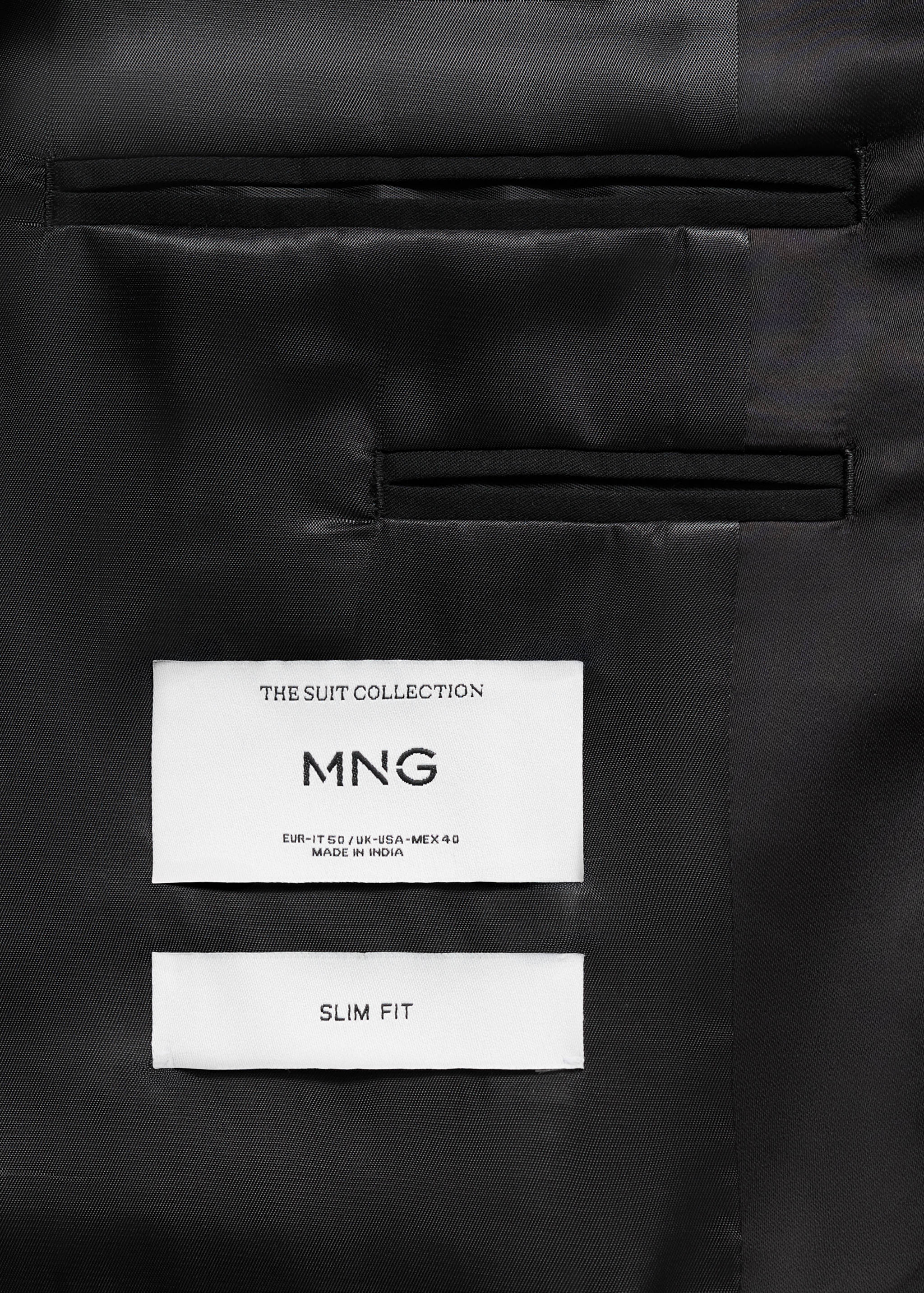 Satin lapels suit blazer - Details of the article 8