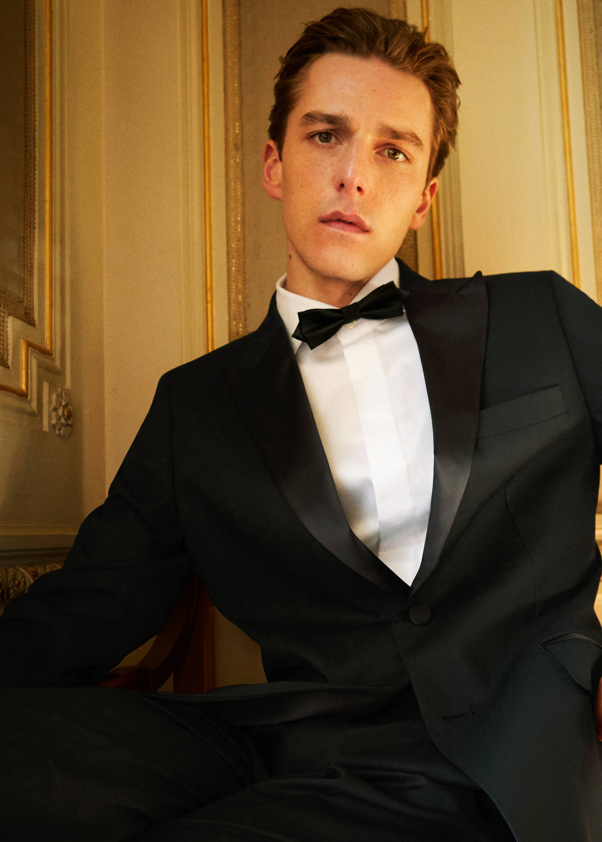 Satin lapels suit blazer - Details of the article 5