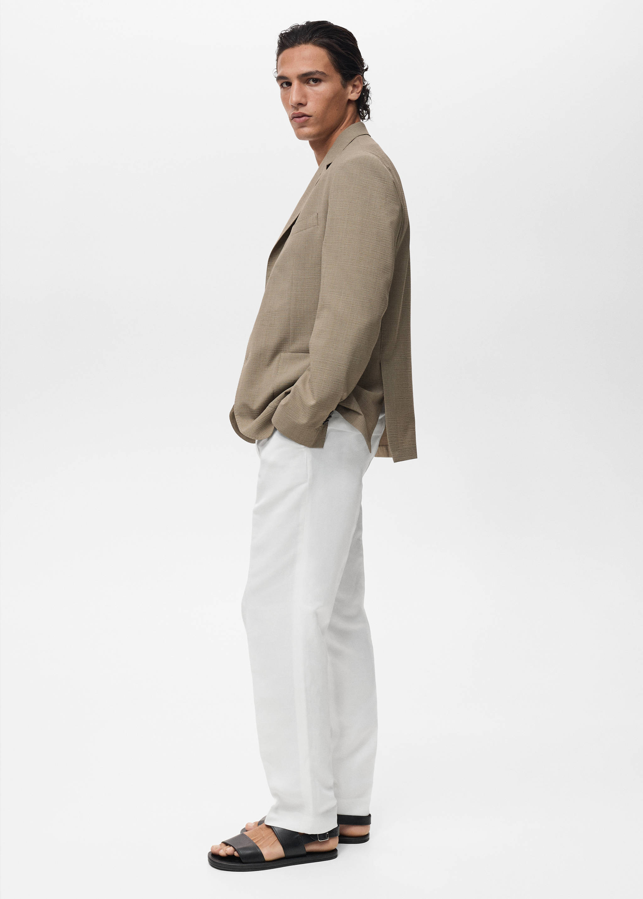 Veste de costume slim fit laine froide - Détail de l'article 2