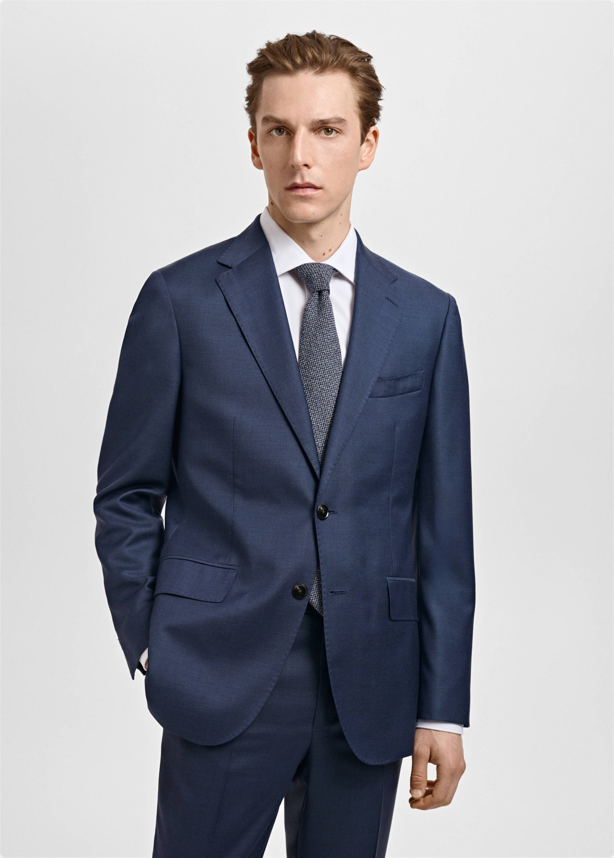 Veste costume Venecia 100 % laine vierge - Plan moyen