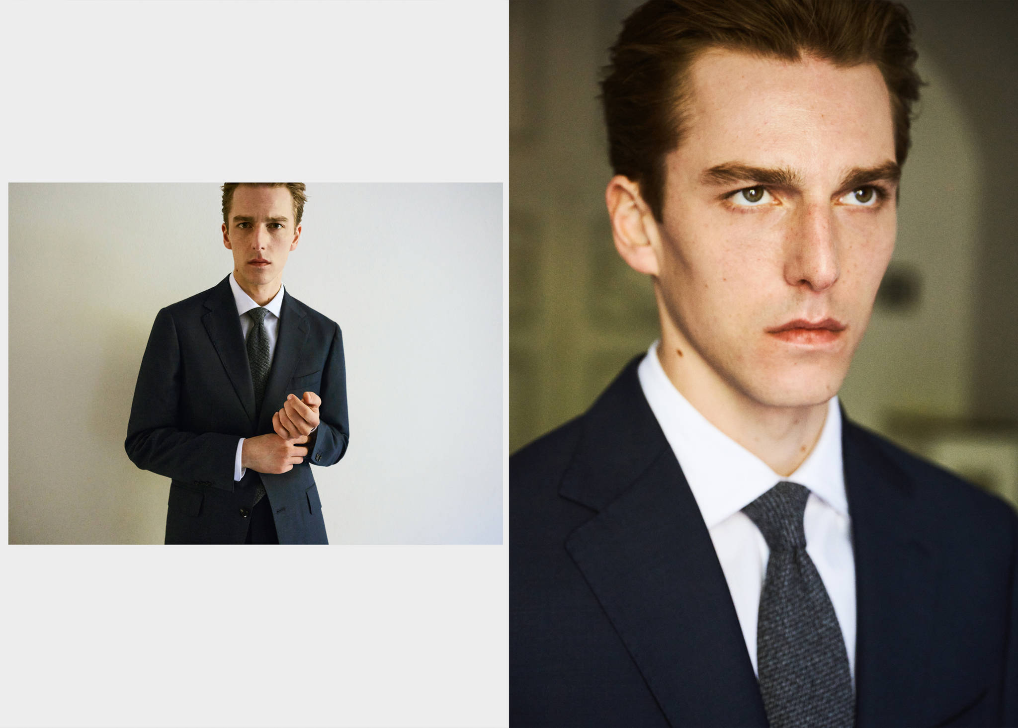 Venice 100% virgin wool suit jacket - Panoramic plane