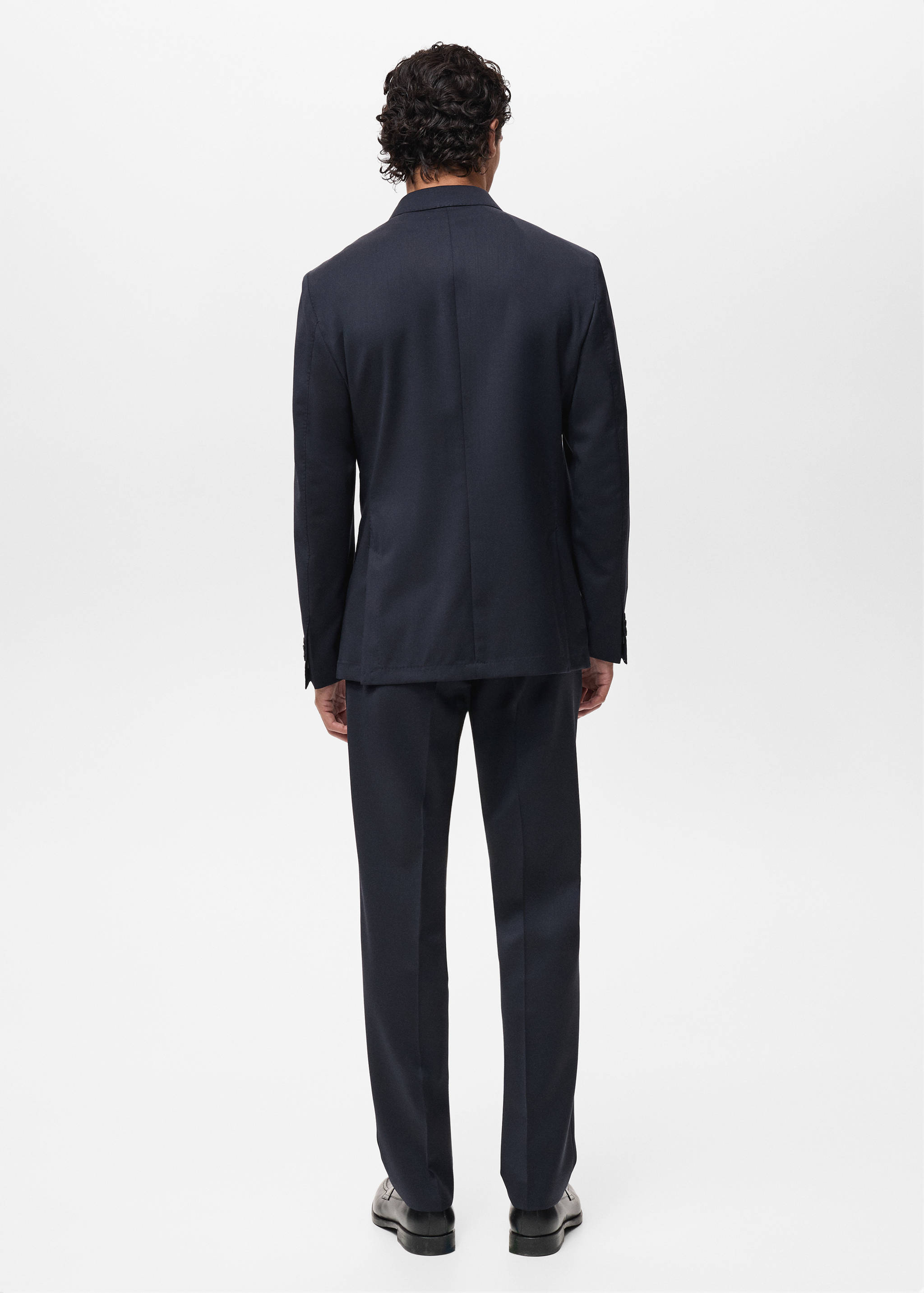 Americana vestit creuada 100% llana freda - Revers de l'article