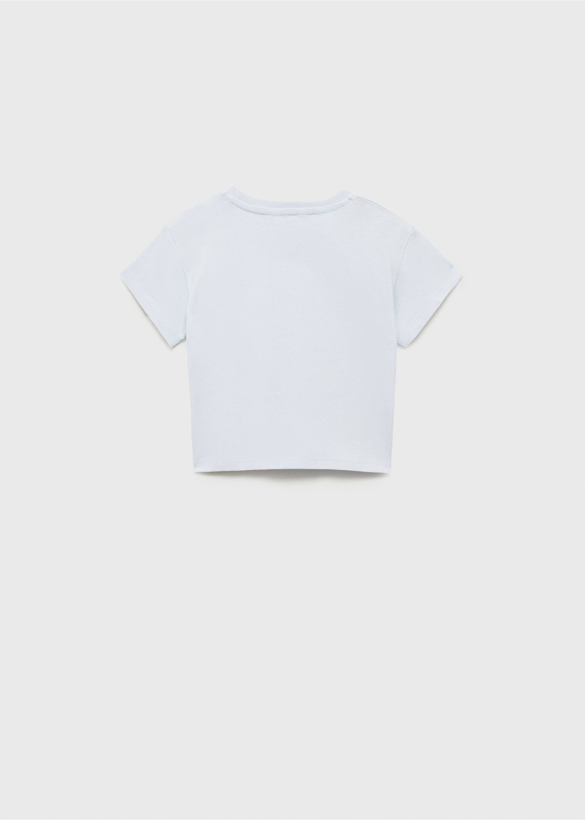 Lemon t-shirt with sequins - Reverse of the article, Sky Blue. Ref: 87027899-00.