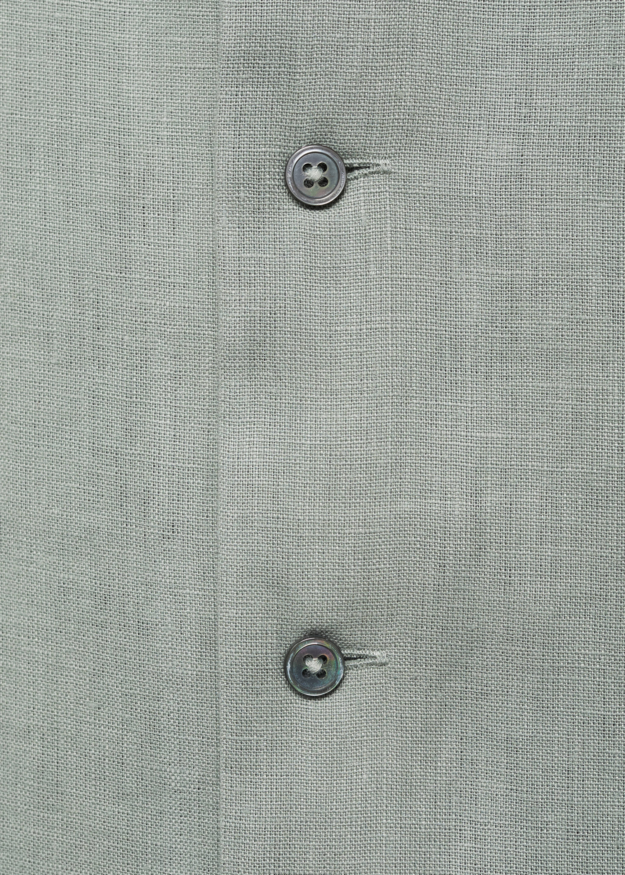 Camisa 100% lino manga corta - Detalle del artículo 8