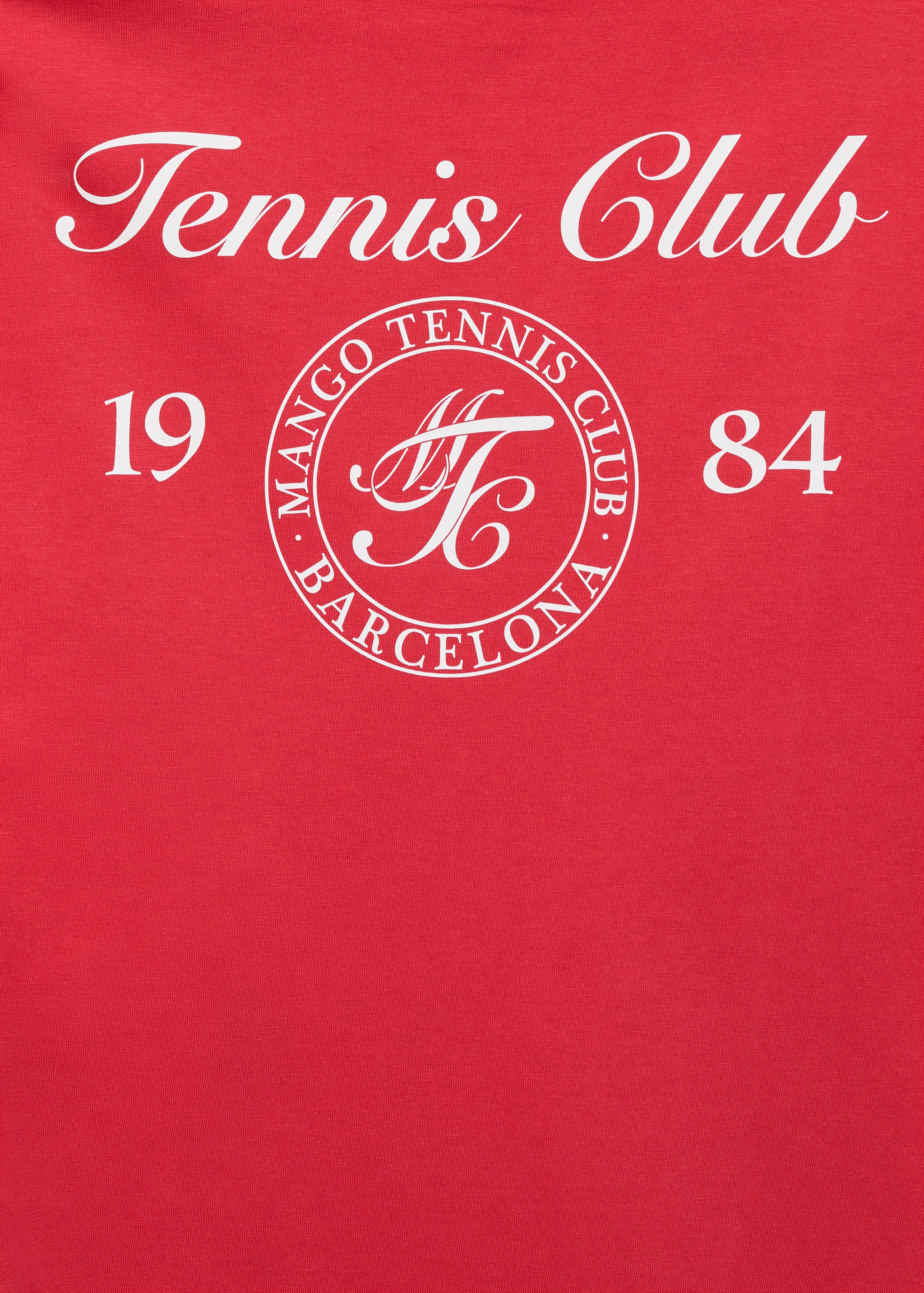 Cotton t-shirt with printed message - Details of the article 0