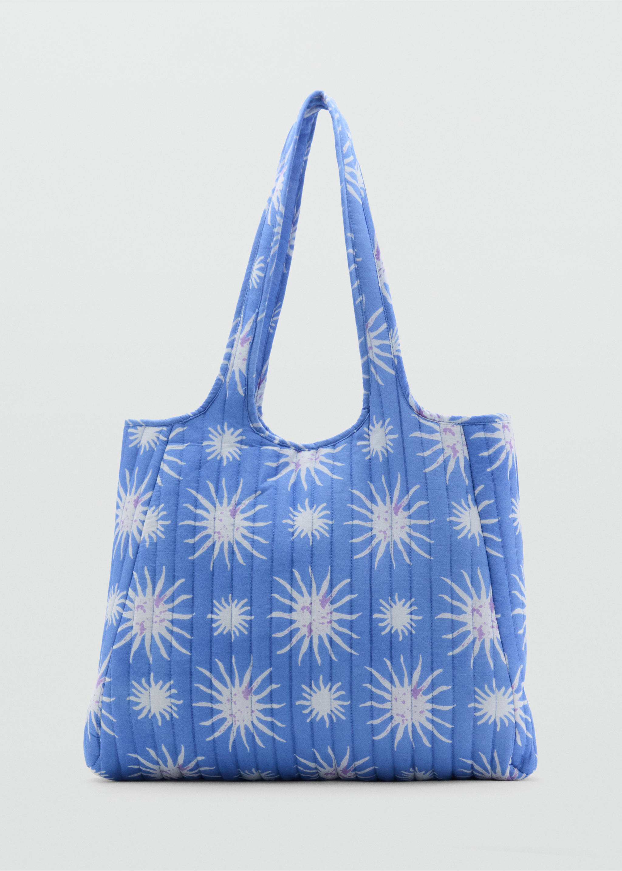 Torba tote z nadrukiem - Artykuł bez modela/modelki, Niebieski. Ref: 87028262-00.