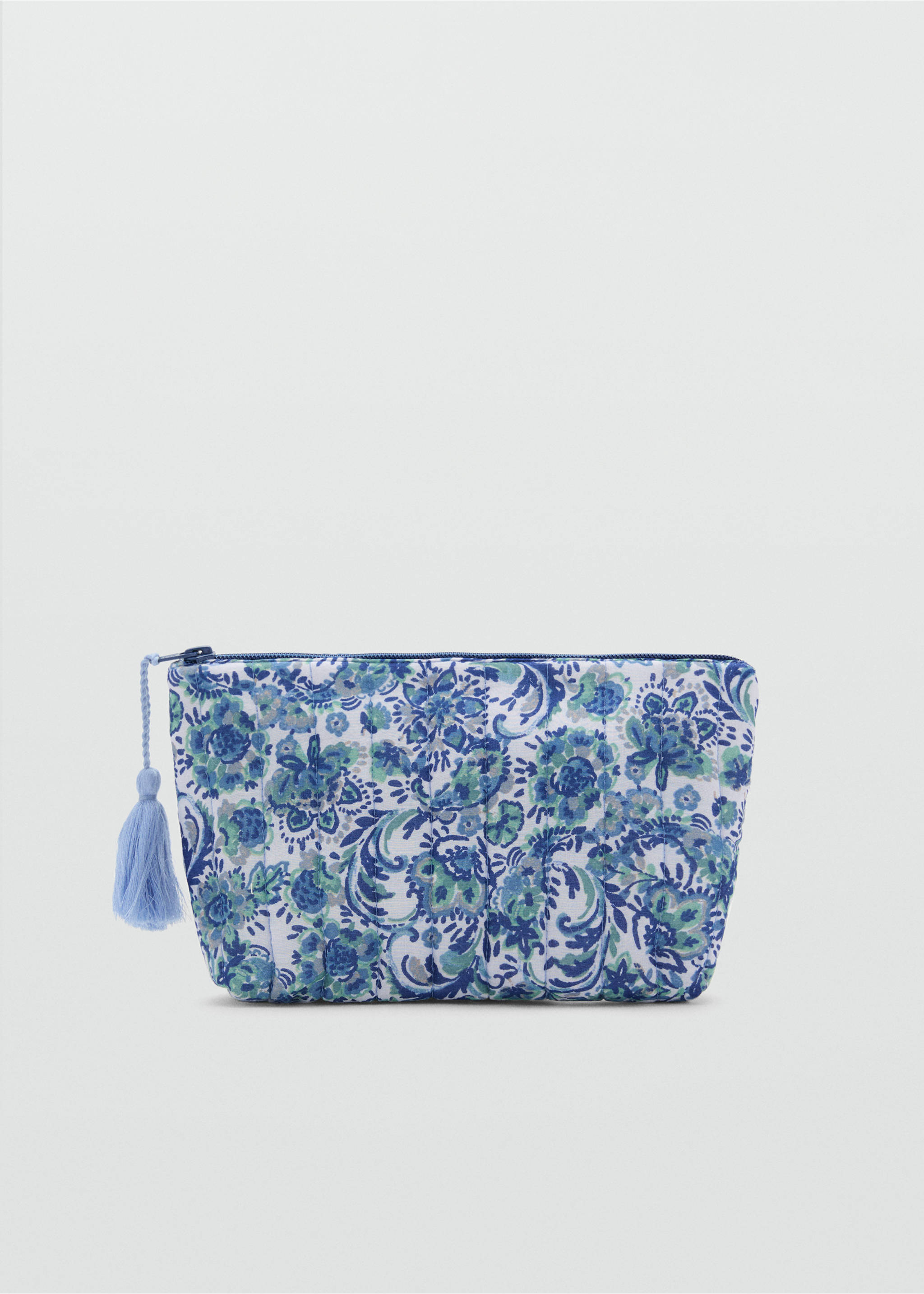 Trousse de toilette matelassée imprimée - Article sans modèle, Bleu. Ref: 87028264-00.
