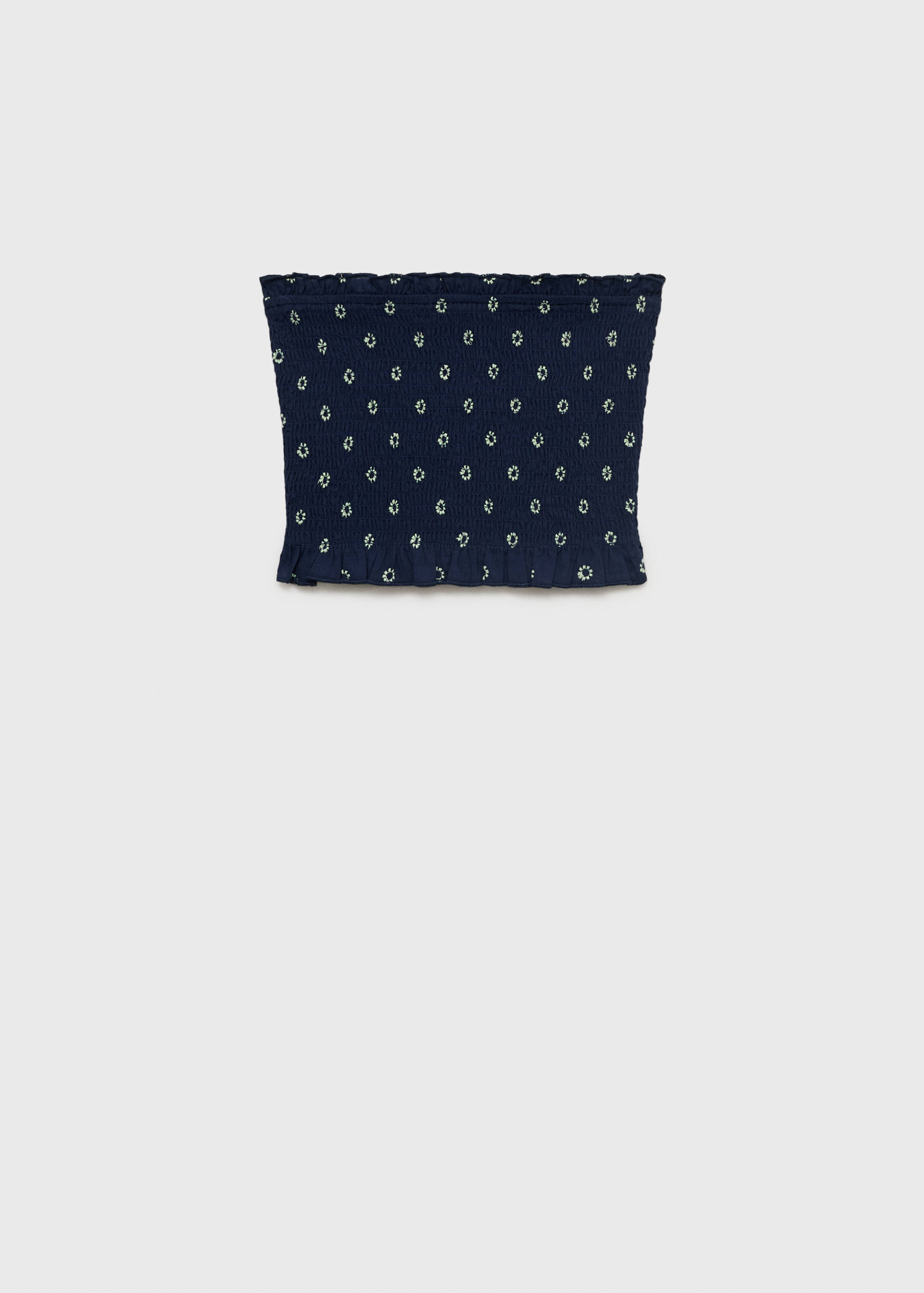 Ruched strapless top - Article without model