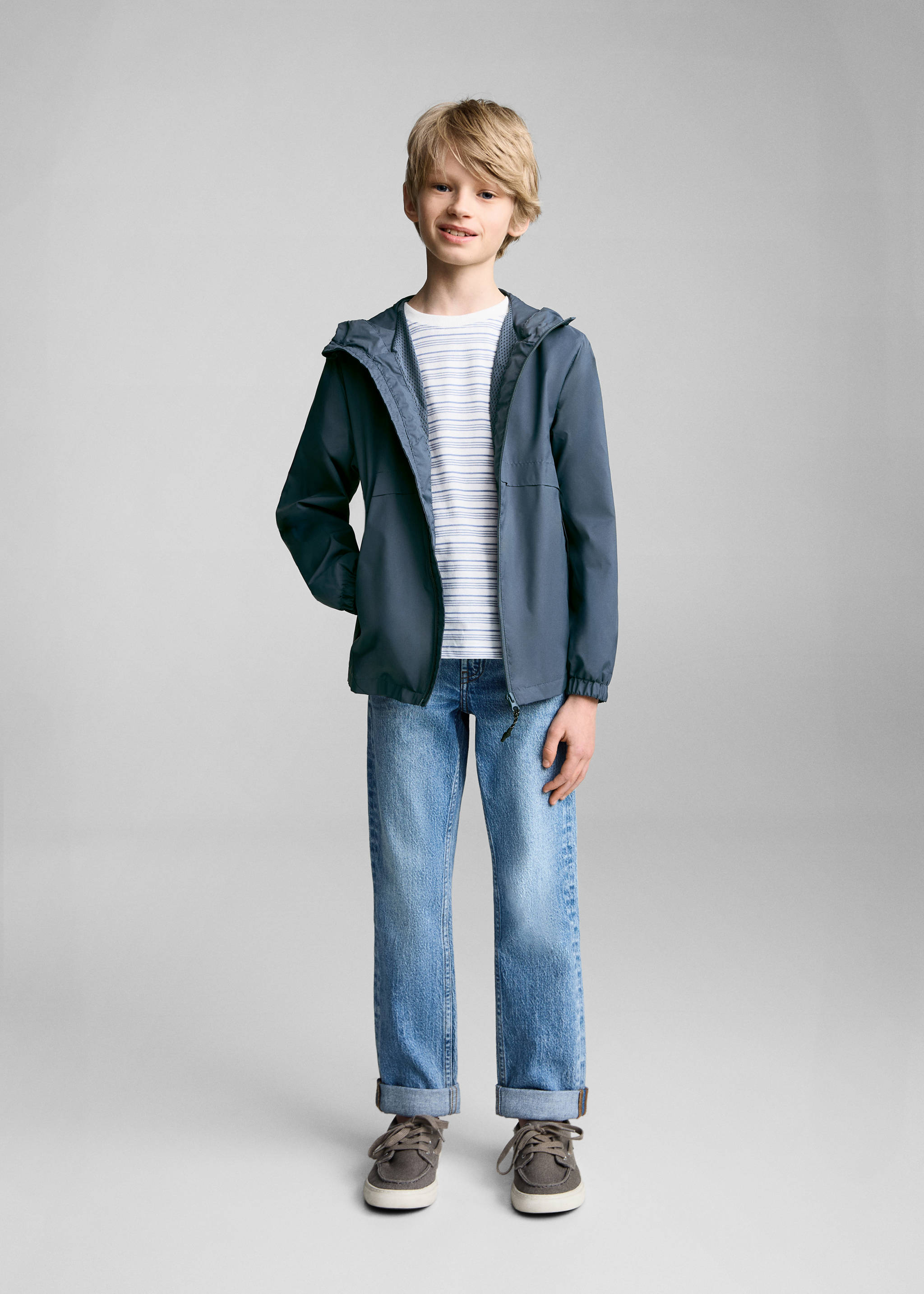 Parka poches capuche - Plan général