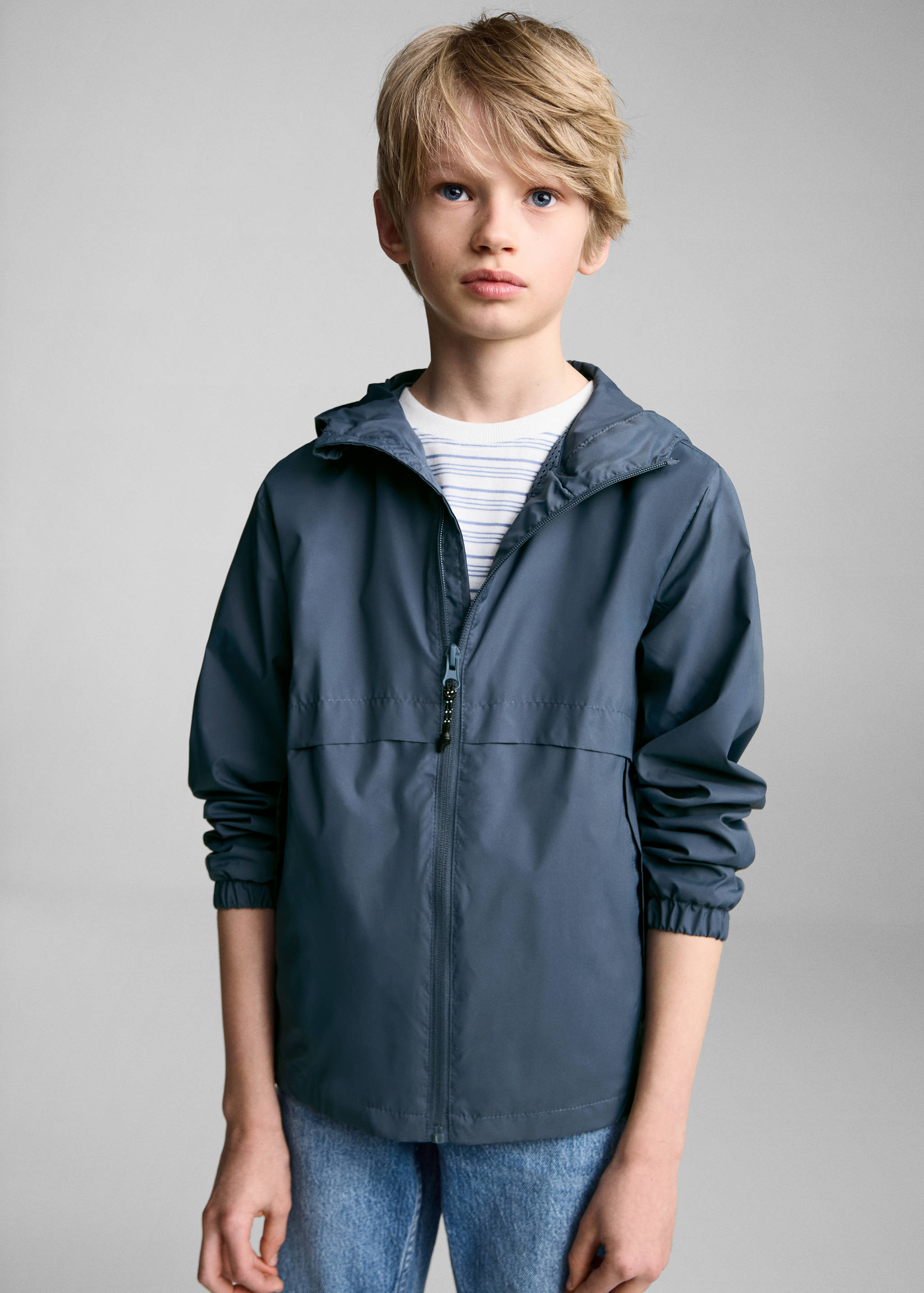 Parka poches capuche - Plan moyen