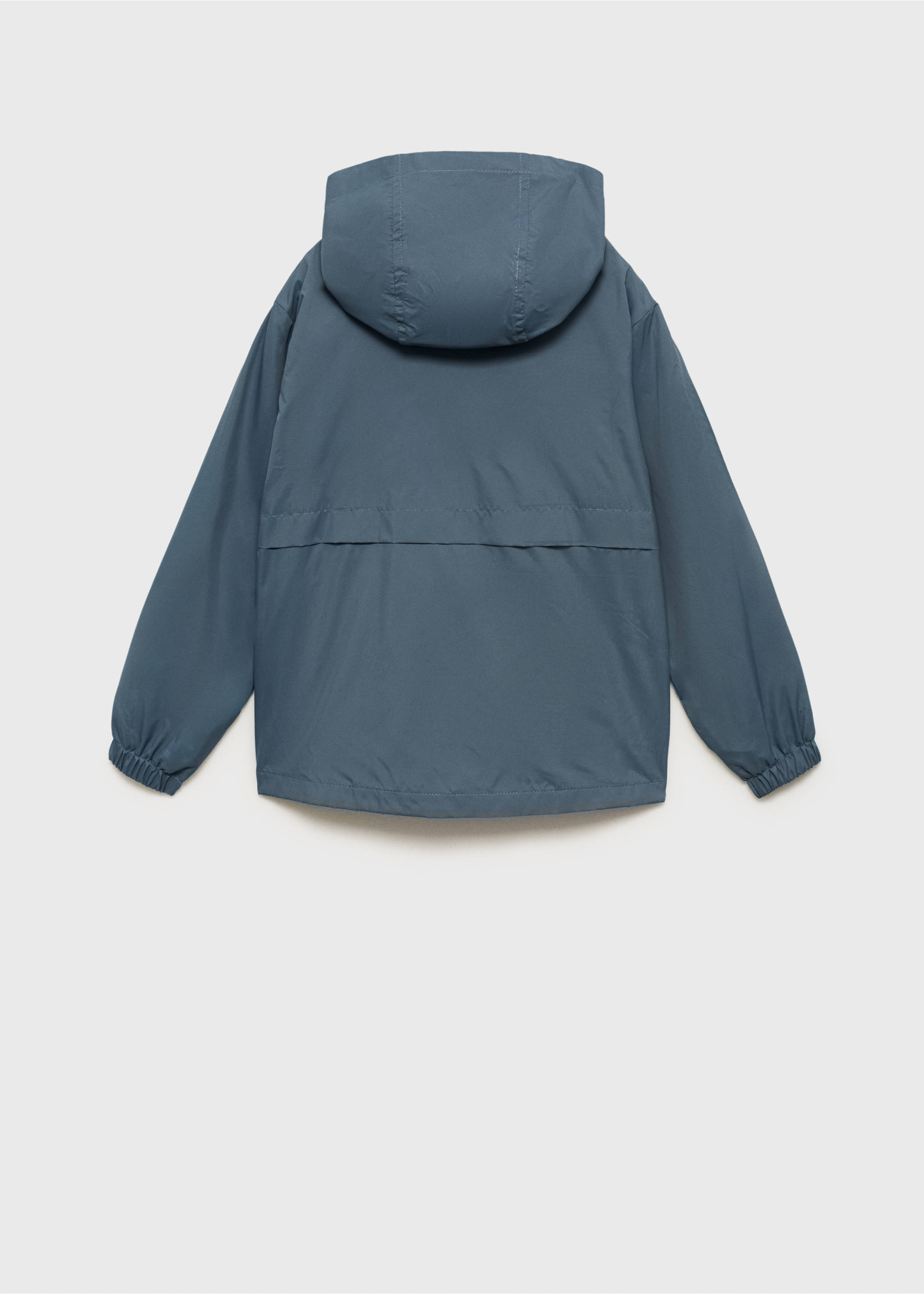 Parka poches capuche - Verso de l’article, Bleu. Ref: 87028267-00.