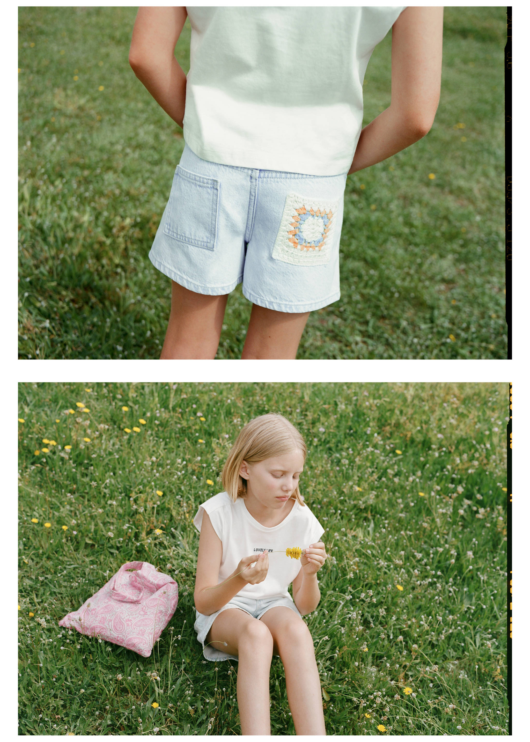 Short crochet combiné - Détail de l'article 5, Bleu clair. Ref: 87028268-00.