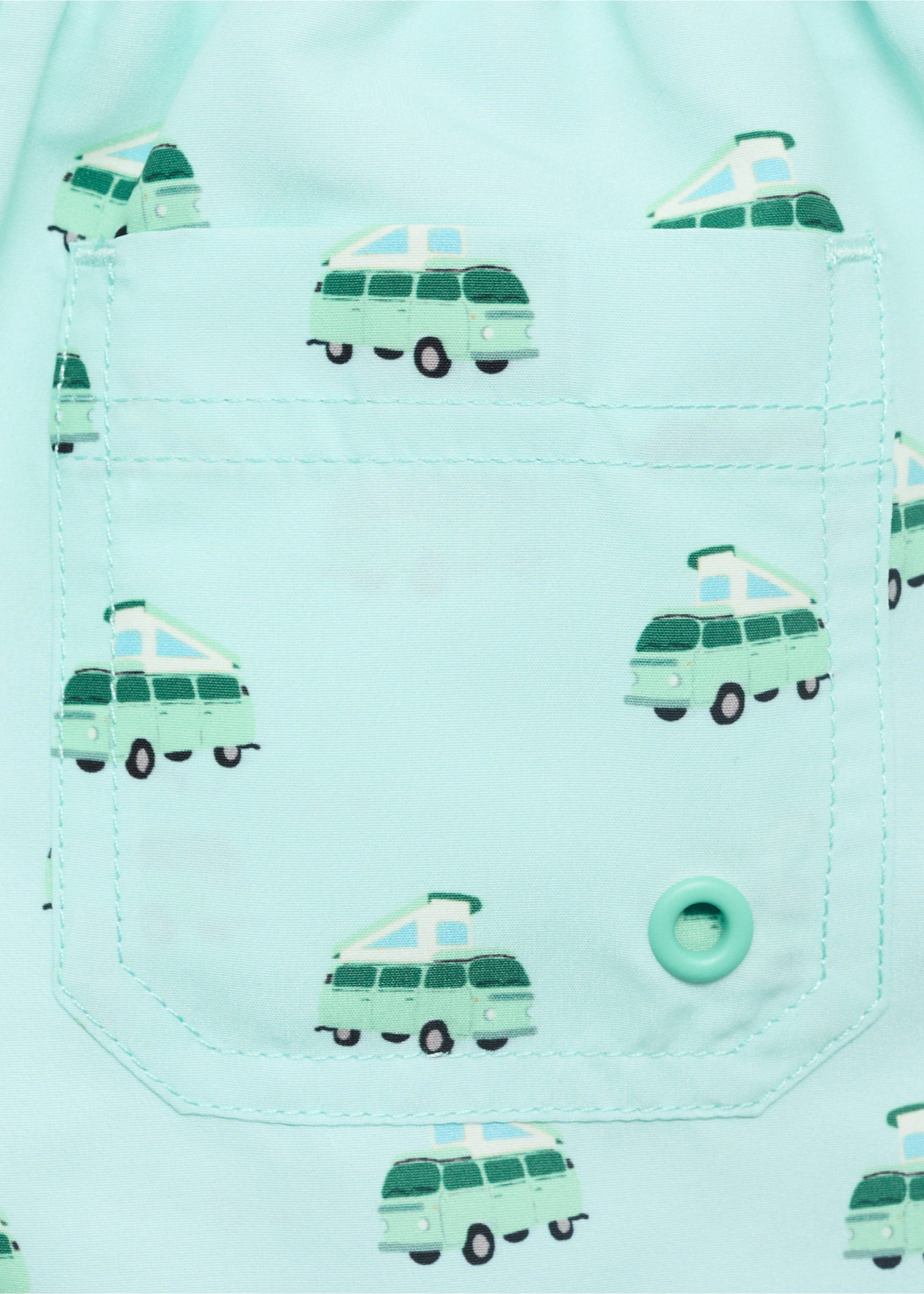 Fato de banho estampado - Pormenor do artigo 0, Verde-maçã. Ref: 87028274-00.