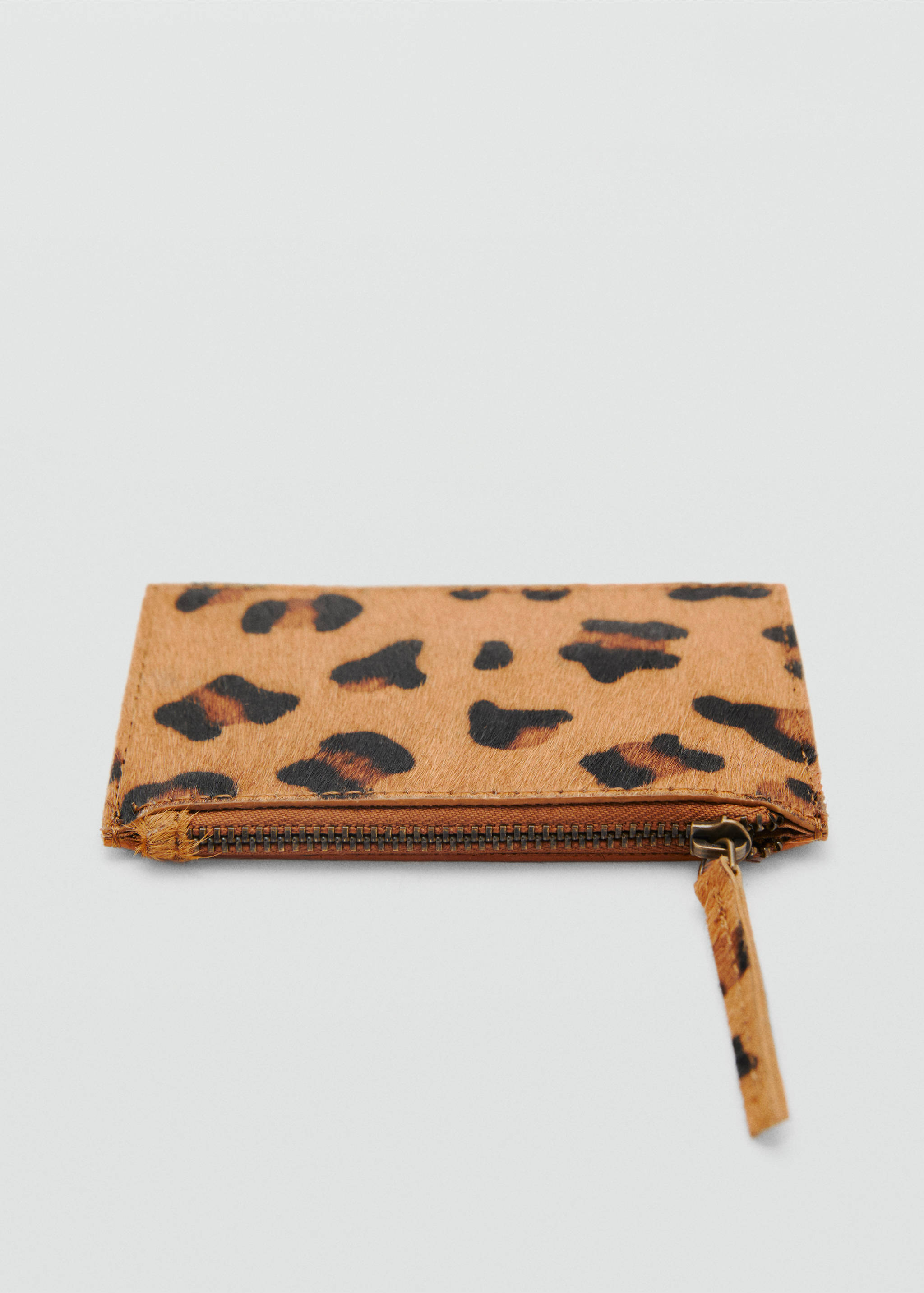 Leopard-print purse - Medium plane, Black. Ref: 87028276-00.