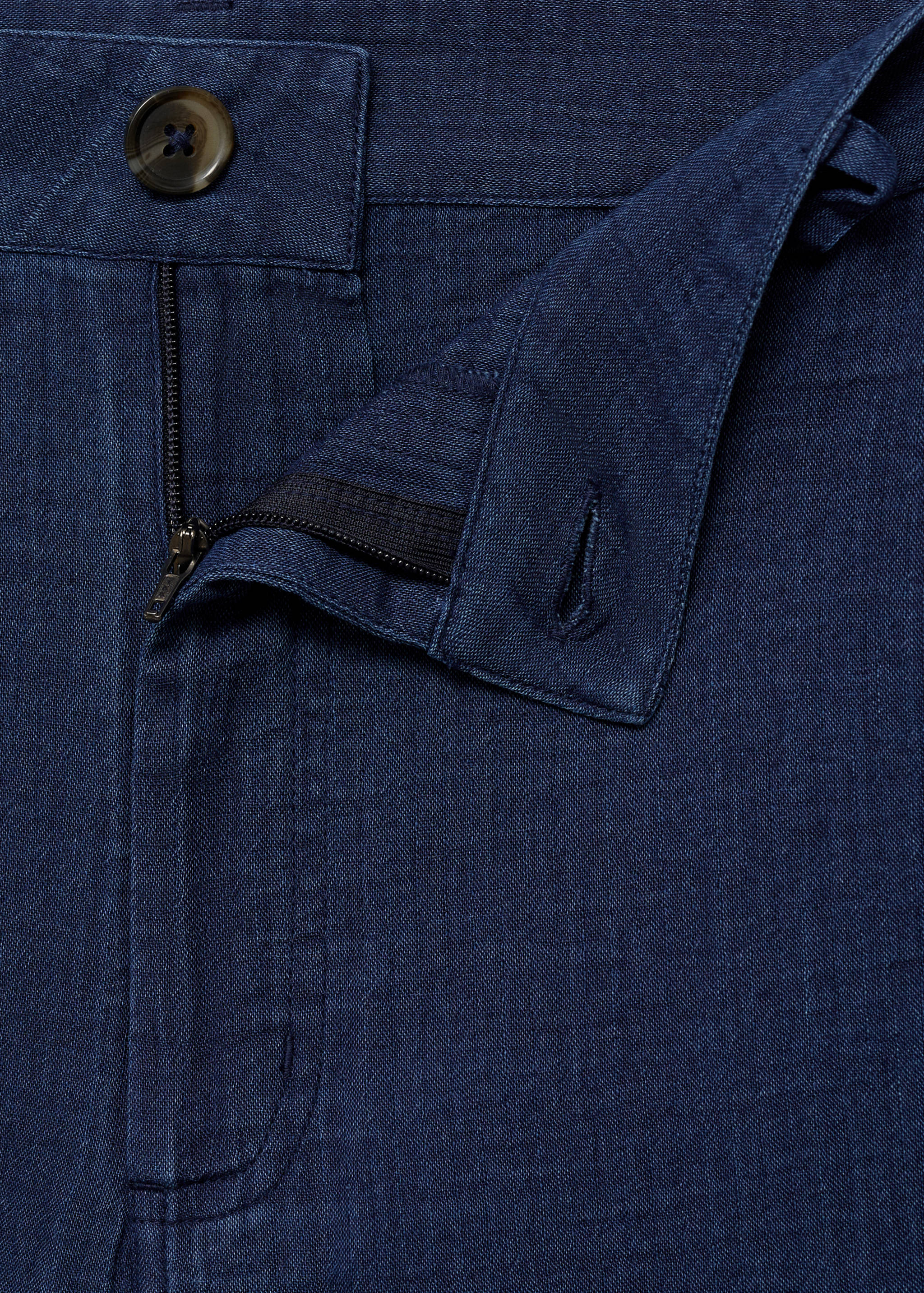 Pantalón denim fluido tiro alto - Detalle del artículo 8