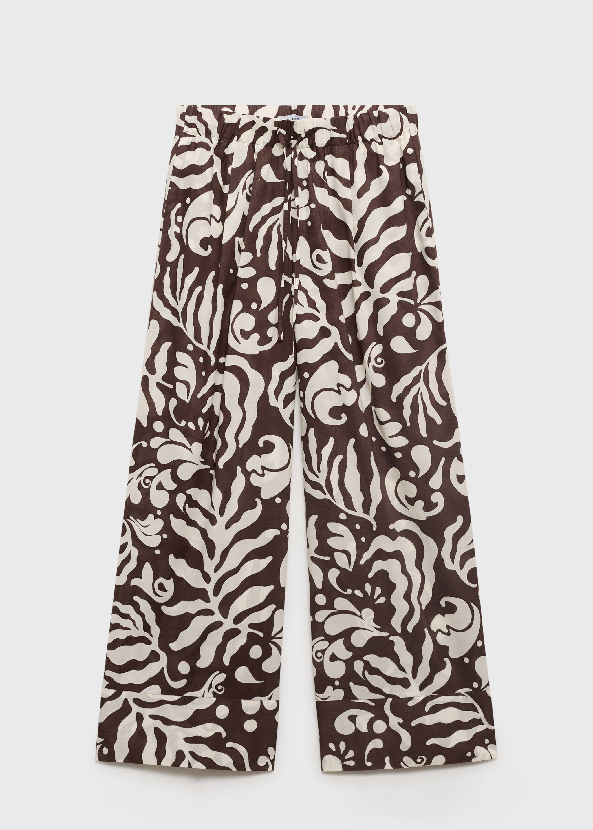 Printed cotton pants - Article without model