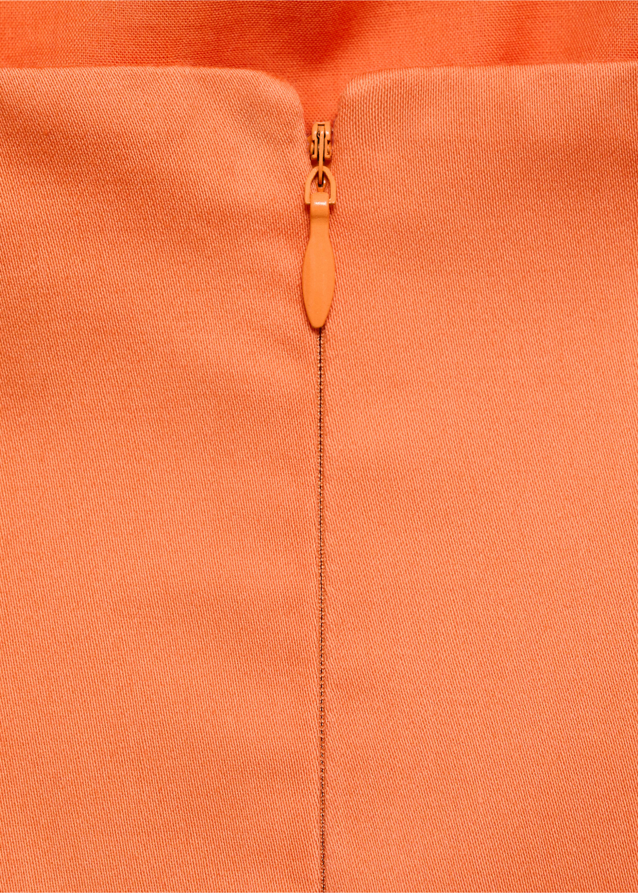 Strapless balloon dress - Details of the article 0, Orange. Ref: 87029068-00.