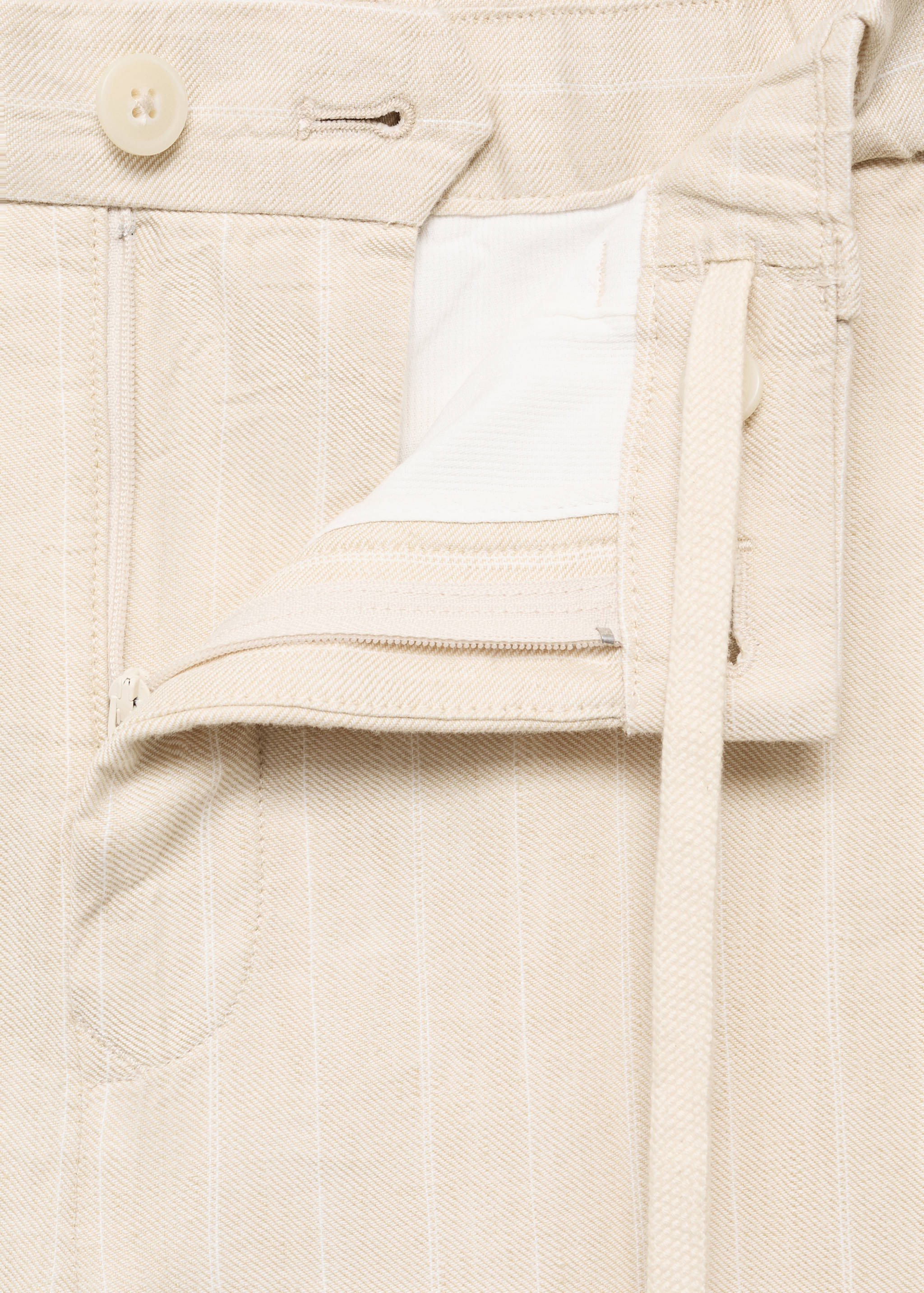 Pantalon lin fines rayures - Détail de l'article 8