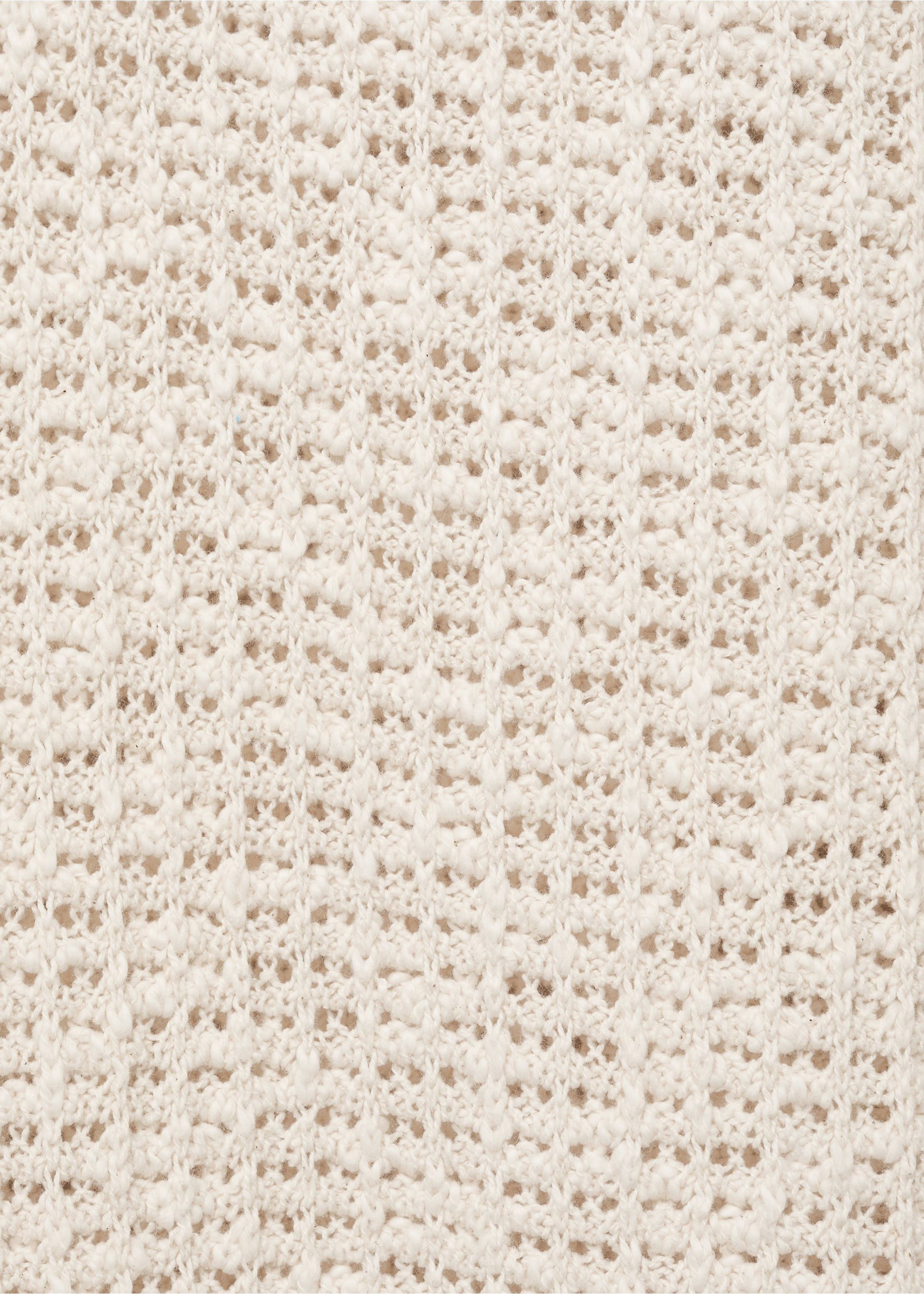 Katoenen ajour poloshirt - Detail van het artikel 0, Ivoorwit. Ref: 87029211-00.