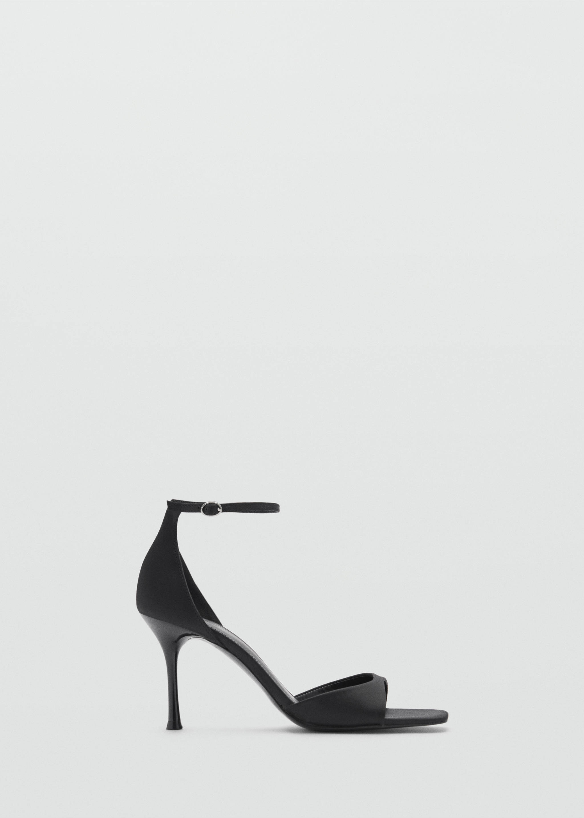 Strappy heeled sandals - Article without model, Black. Ref: 87030250-00.