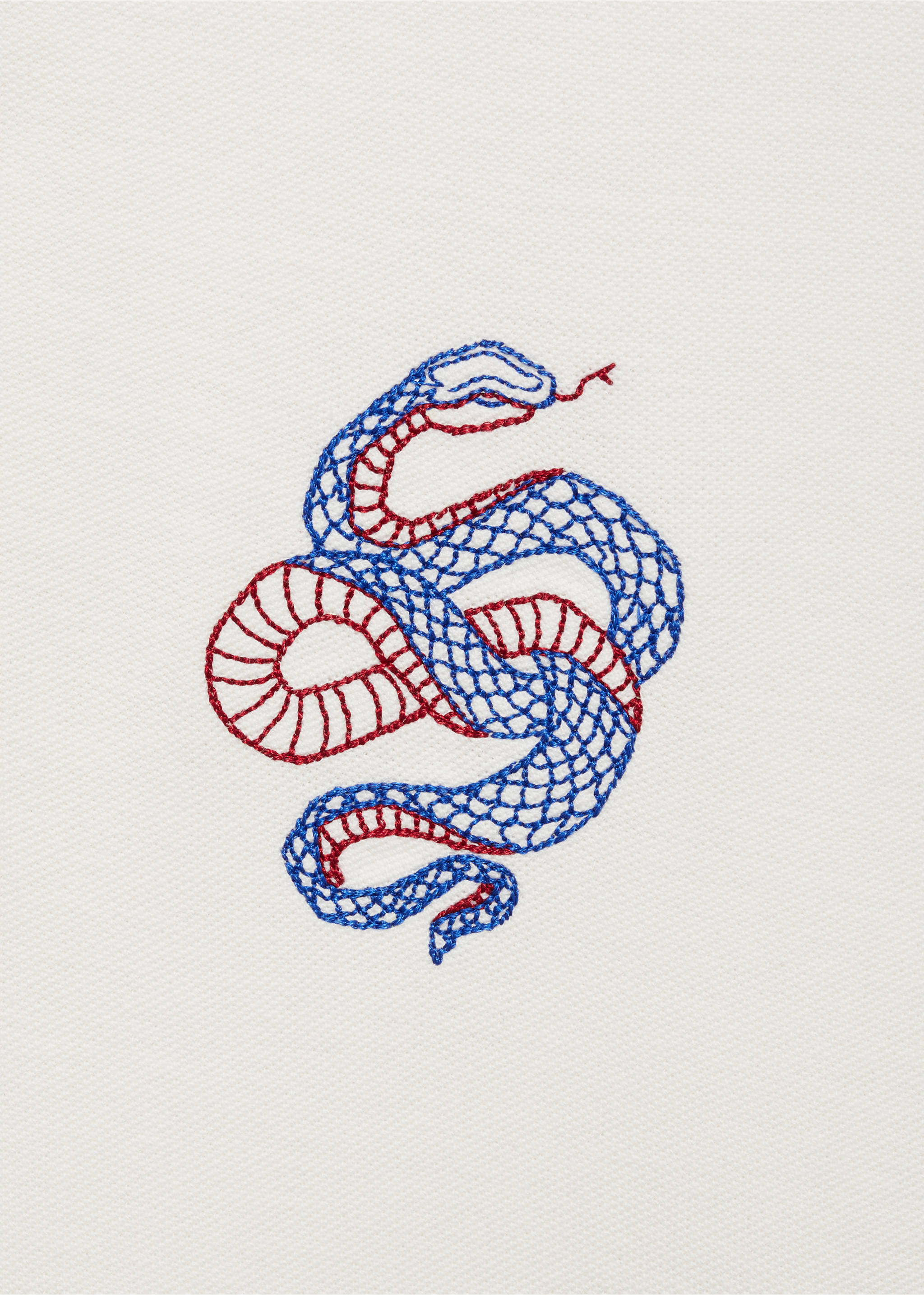 Polo 100% cotone ricamo grafico sul petto - Dettaglio dell'articolo 8, Bianco. Ref: 87030251-00.