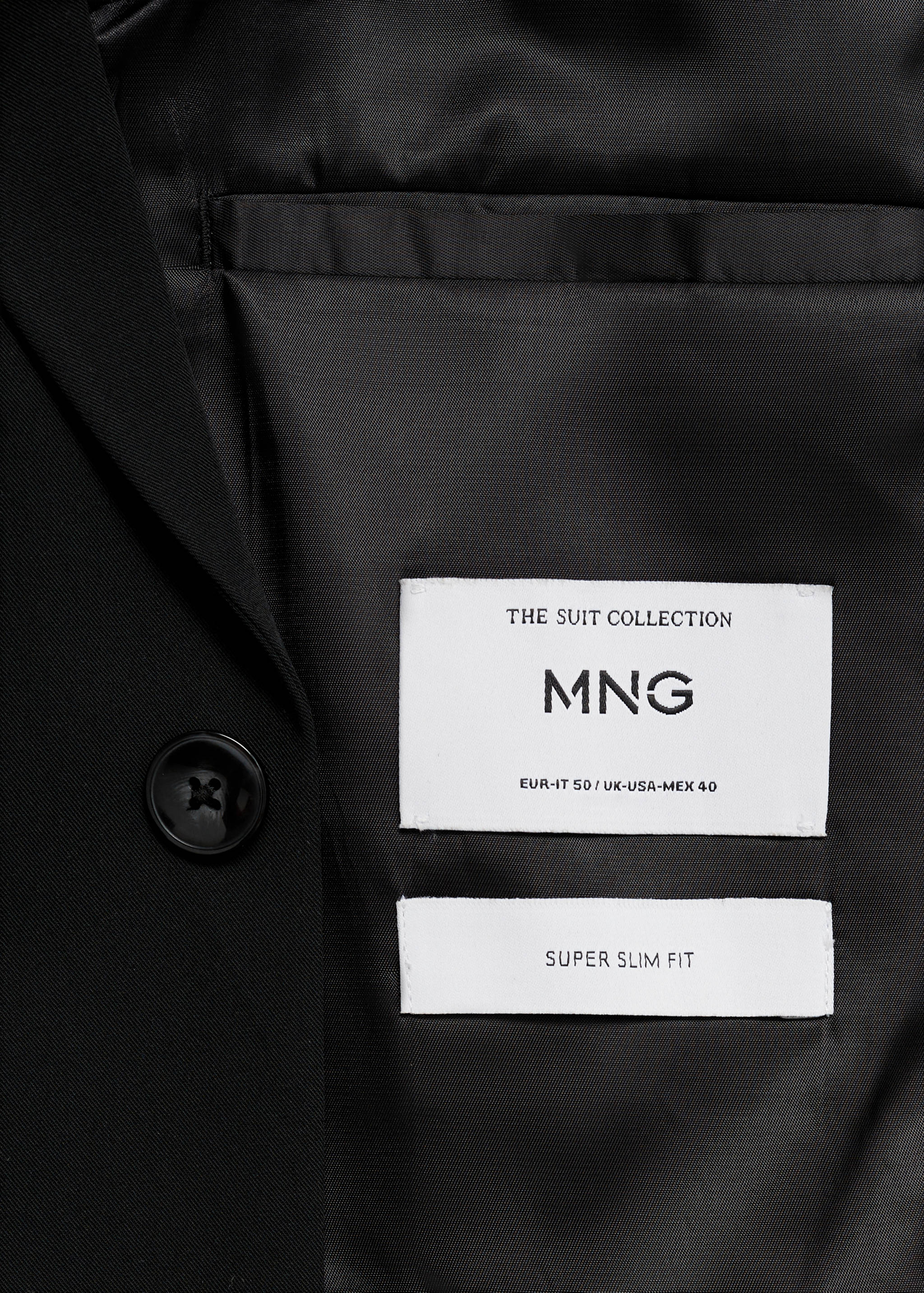 Super slim-fit suit jacket in stretch fabric - Details of the article 8