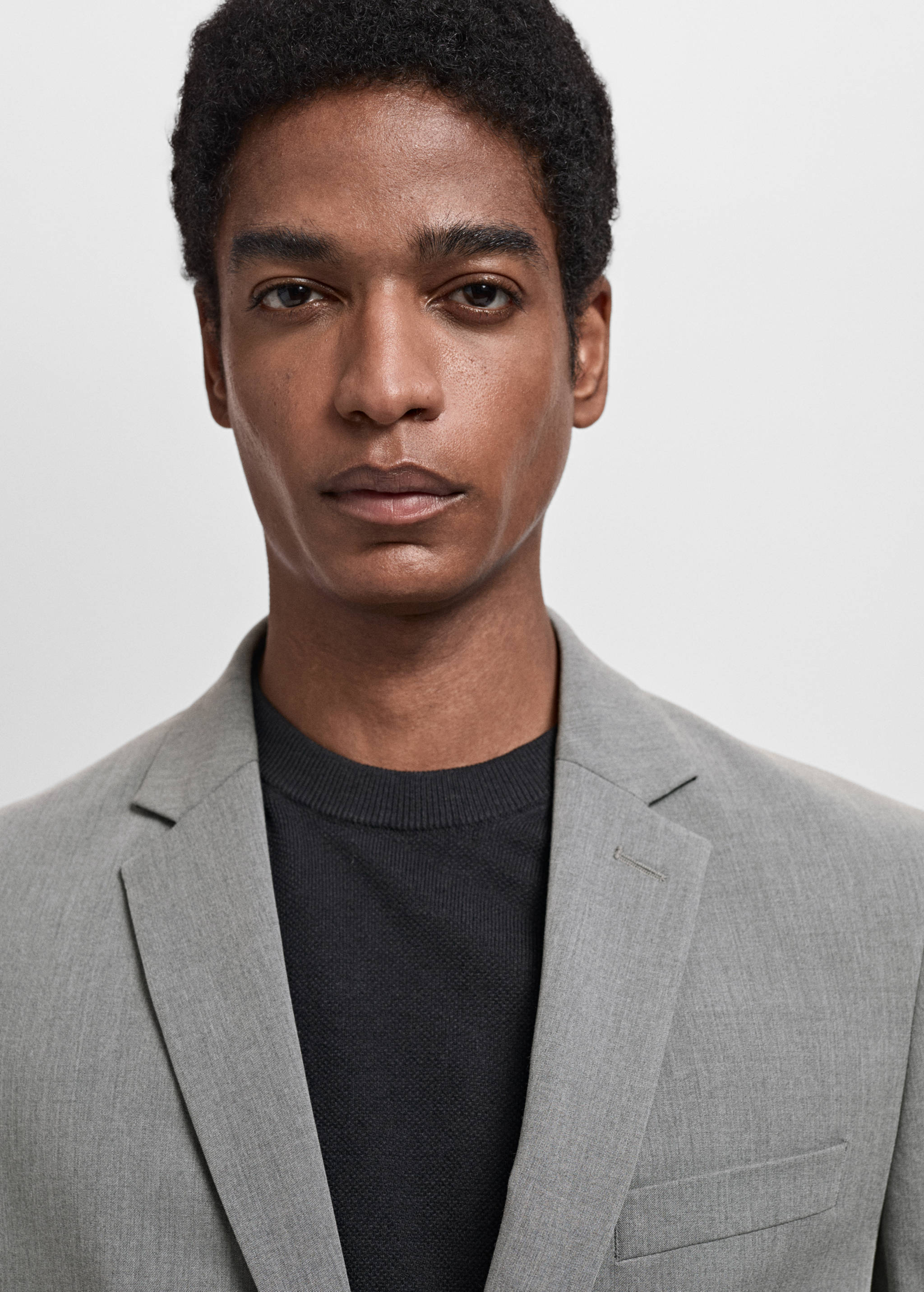 Super slim-fit suit jacket in stretch fabric - Details of the article 1