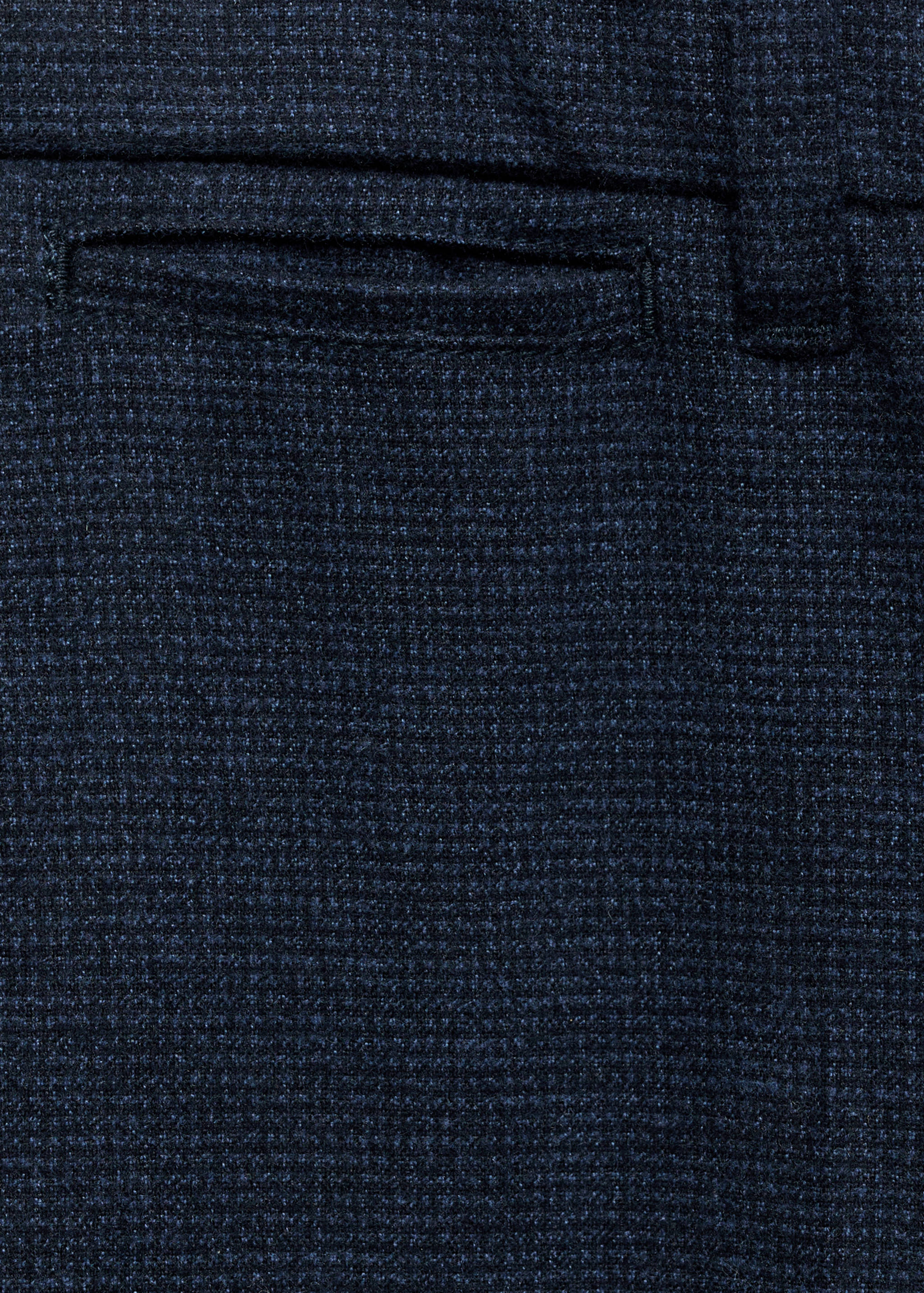 Micro-houndstooth flannel trousers - Details of the article 8