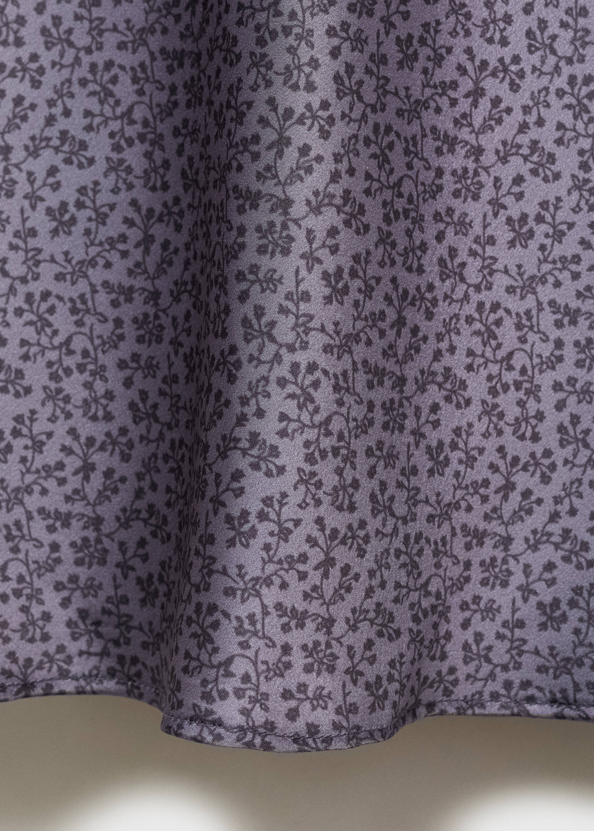 Falda satinada estampada - Detalle del artículo 0