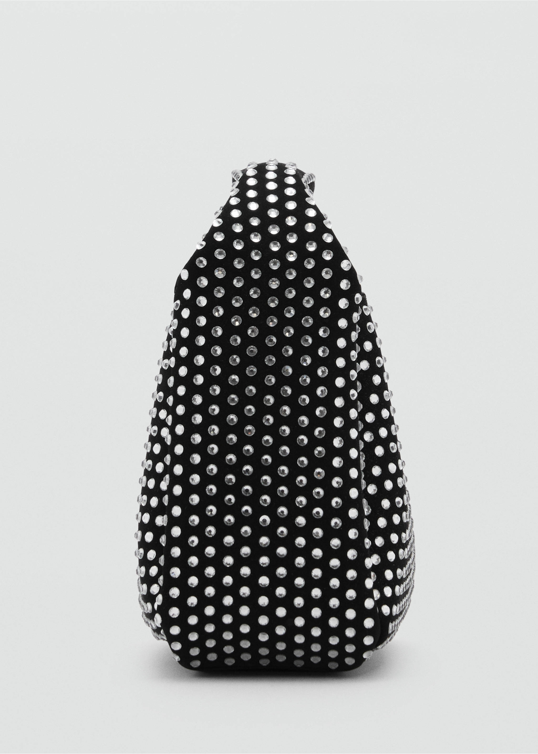 Strass-Minitasche mit Kette - Detail des Artikels 1, Schwarz. Ref: 87030282-00.