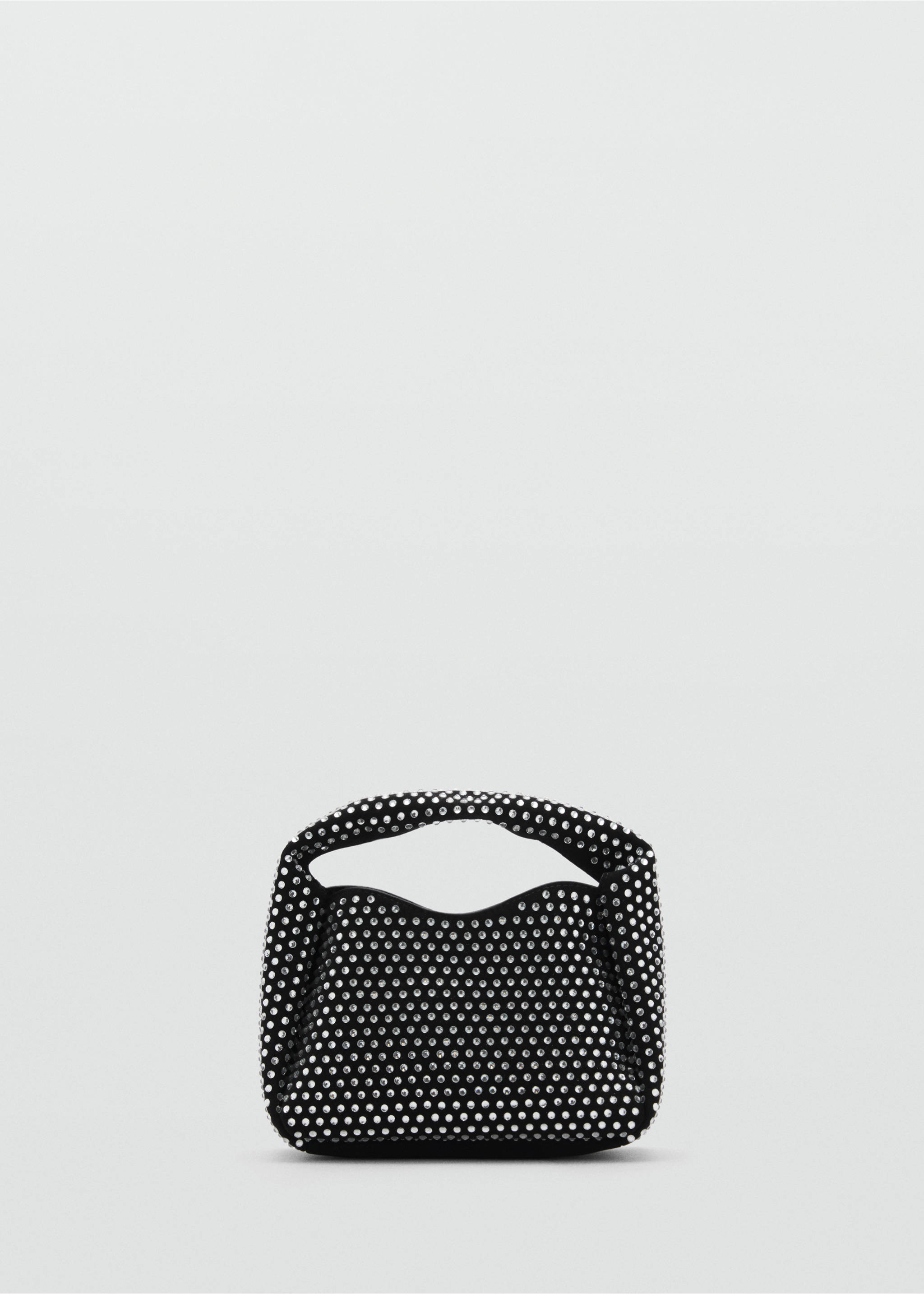 Minisac strass chaîne - Article sans modèle, Noir. Ref: 87030282-00.