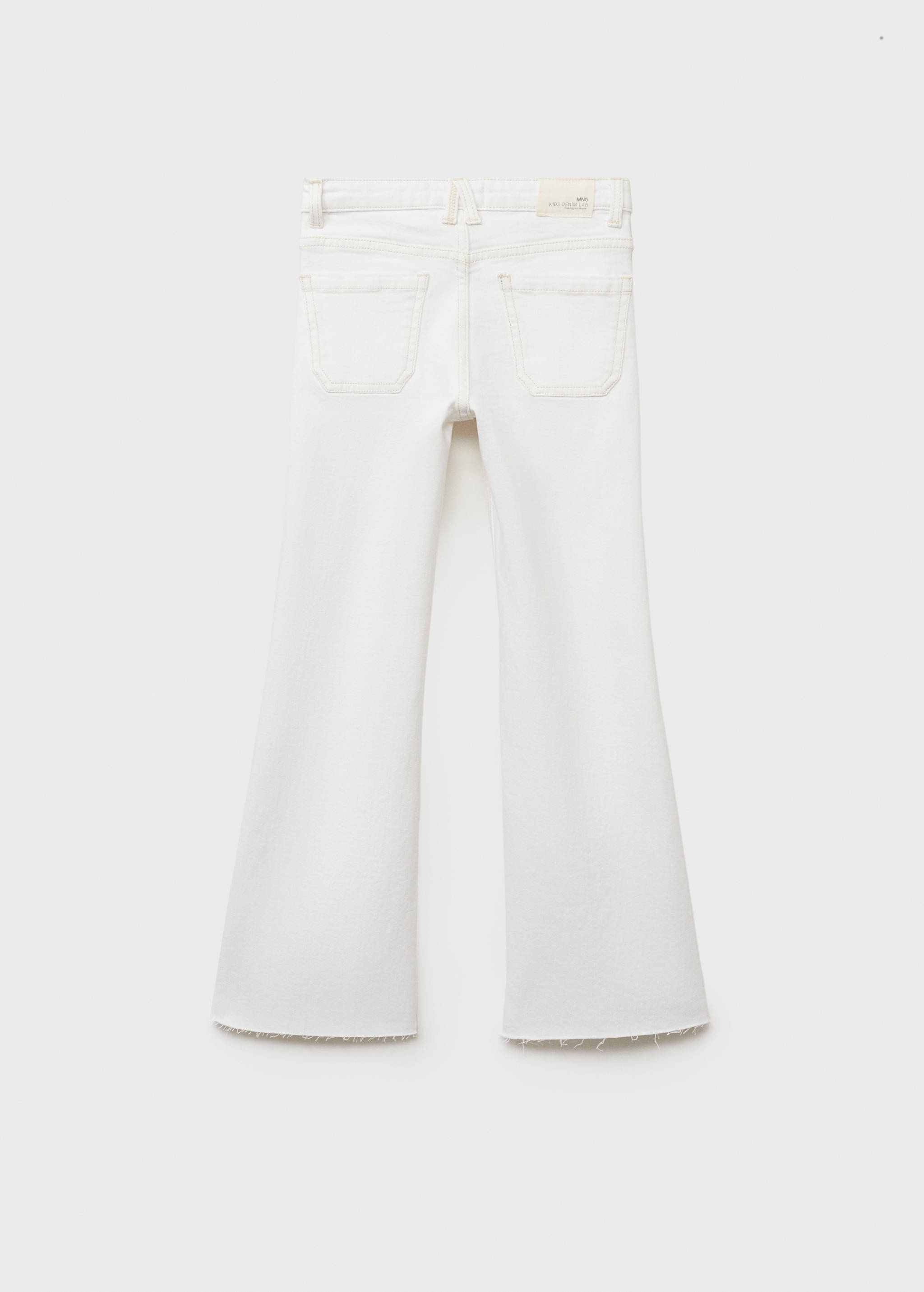 Frayed low-rise skinny jeans - Reverse of the article