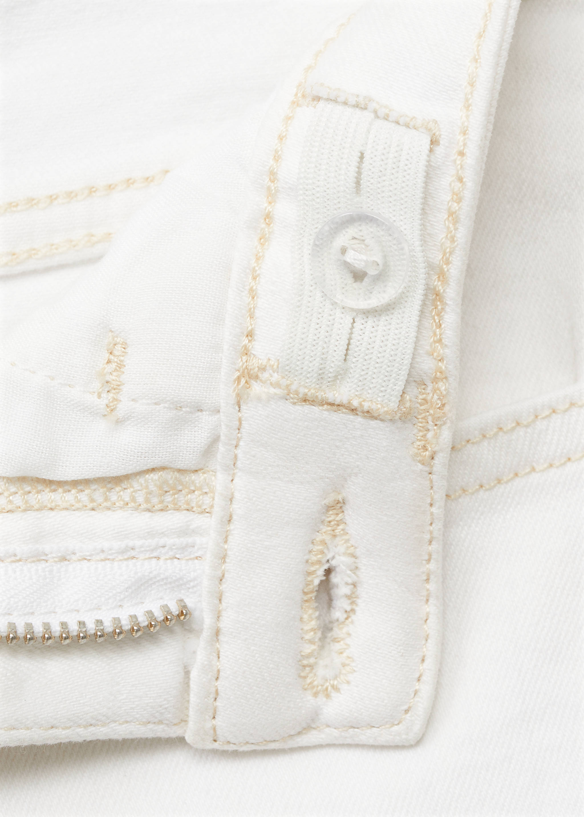 Frayed low-rise skinny jeans - Details of the article 8