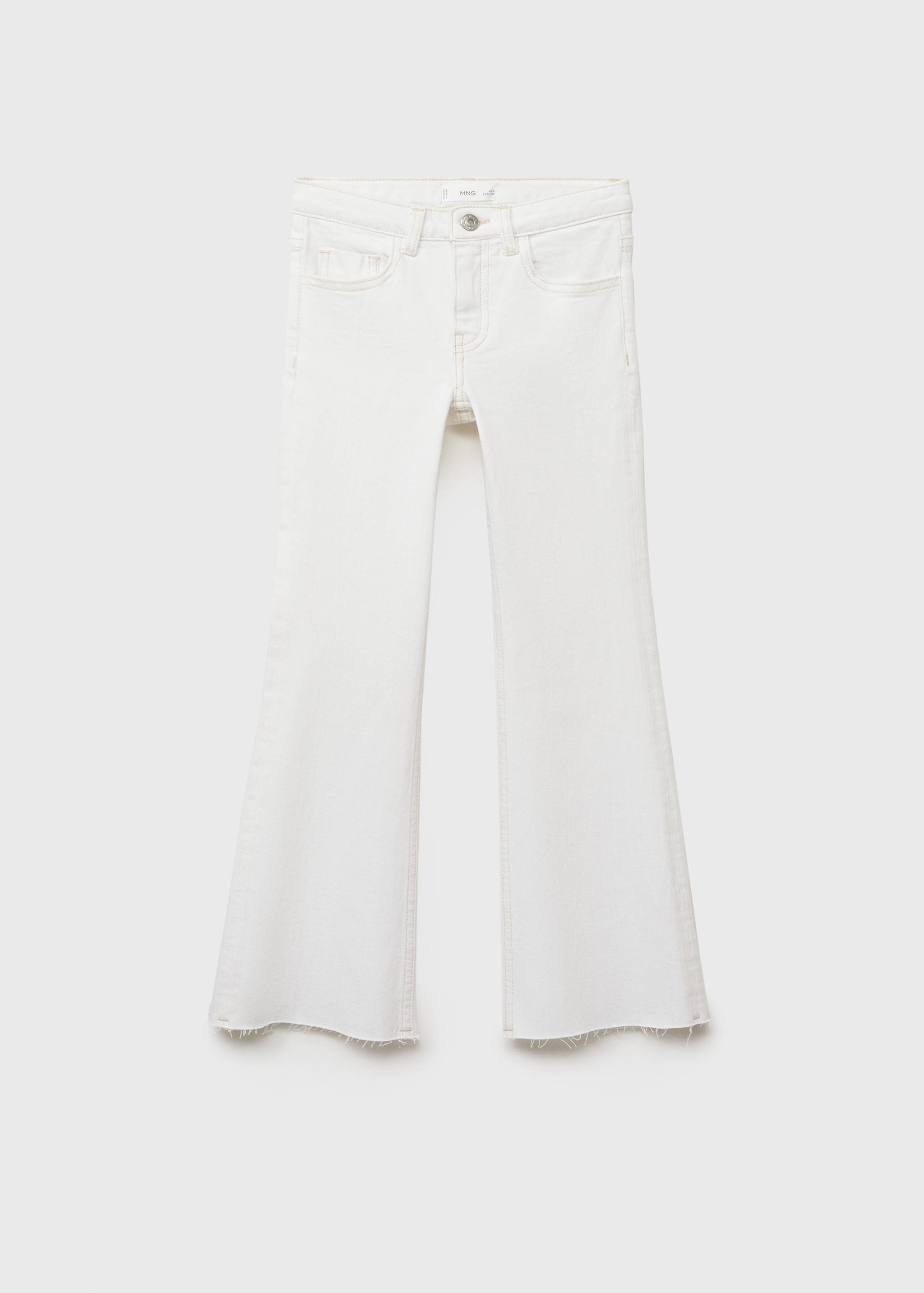 Frayed low-rise skinny jeans - Article without model