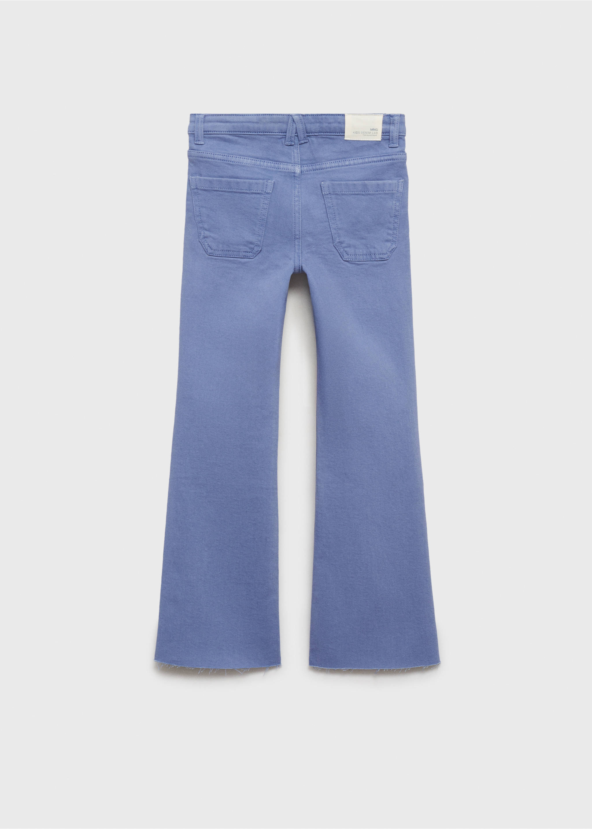 Frayed low-rise skinny jeans - Reverse of the article, Ink Blue. Ref: 87030425-00.