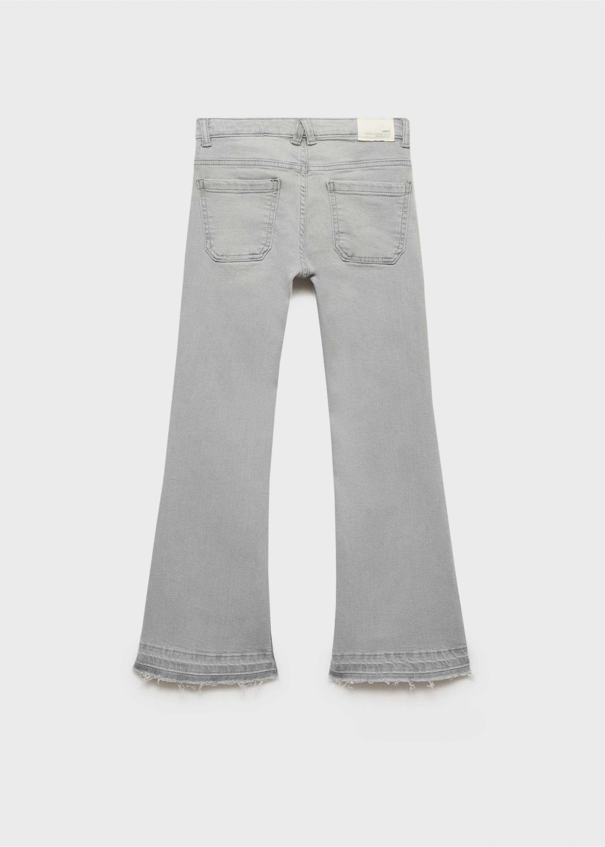 Frayed low-rise skinny jeans - Reverse of the article, Denim Grey. Ref: 87030425-00.