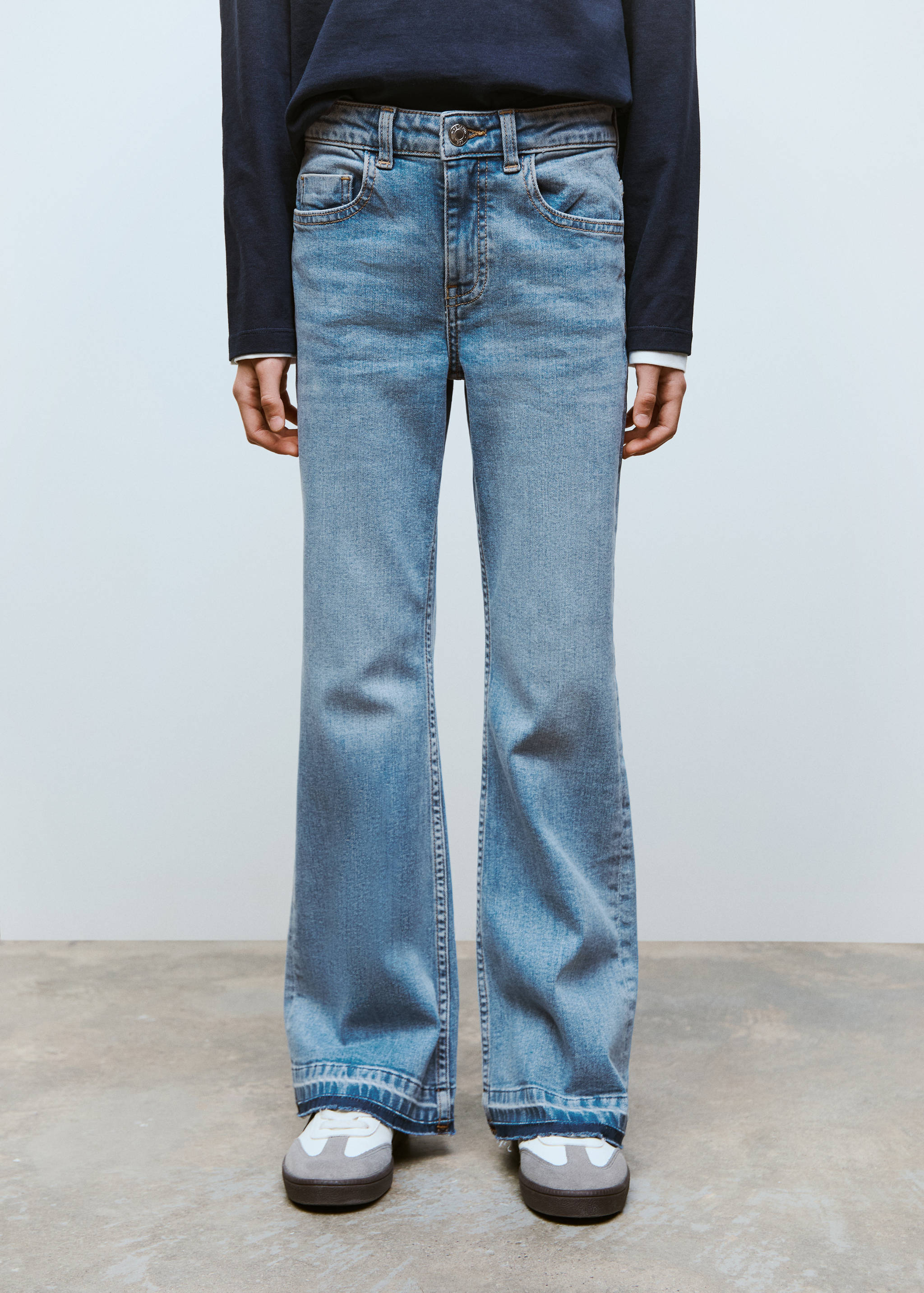 Frayed low-rise skinny jeans - Details of the article 6